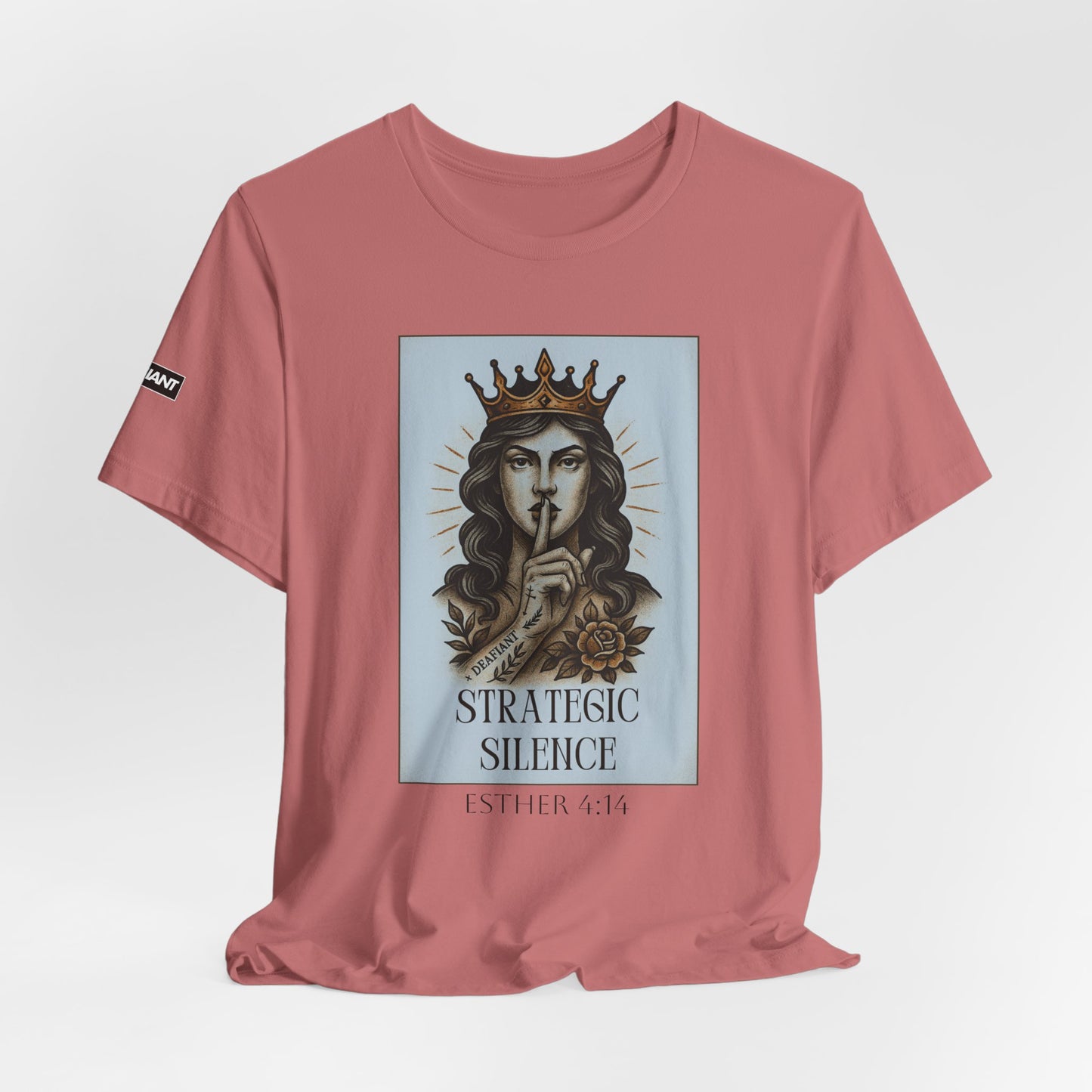 DEAFIANT Strategic Silence – Esther Edition Tee | Unisex Tee