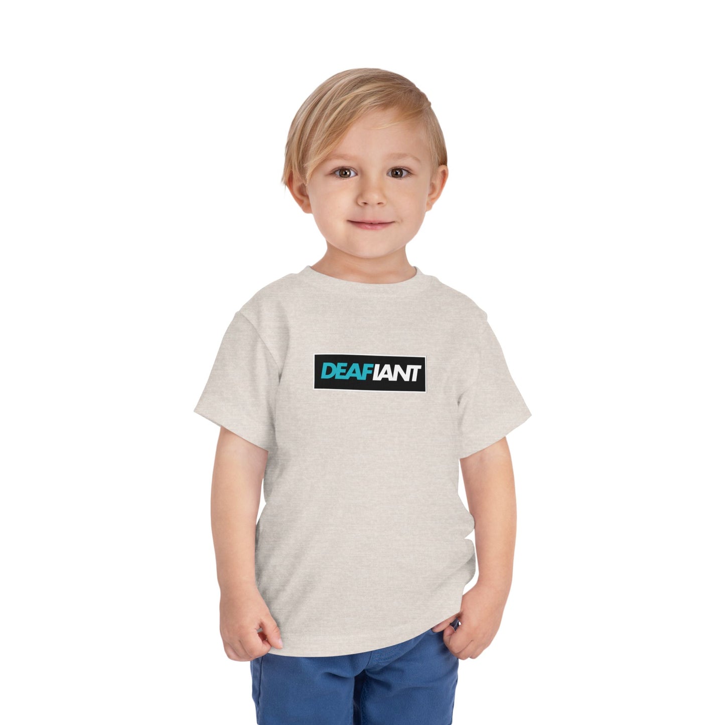 DEAFIANT Classic Logo Toddler Tee | Short Sleeve Tee