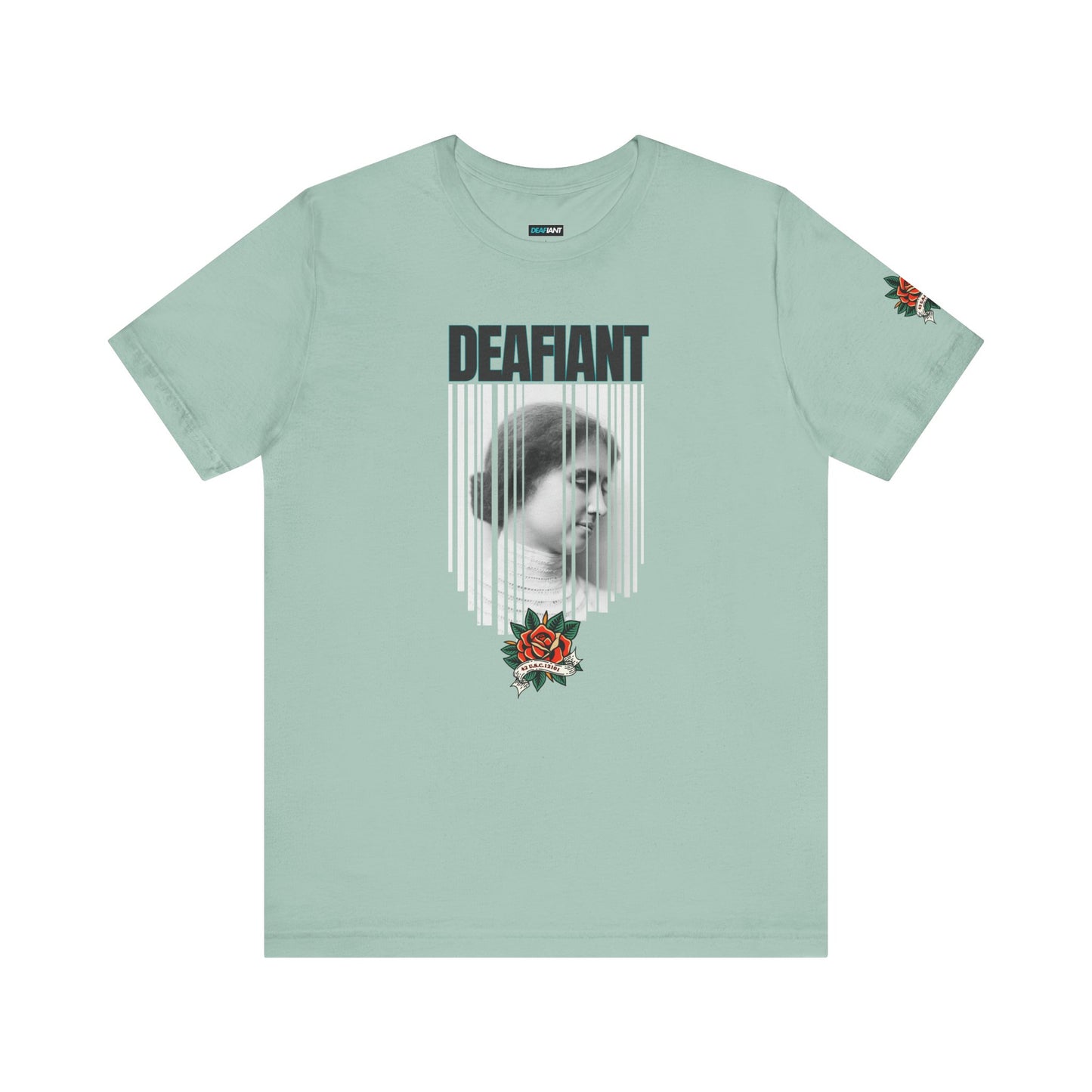 The Legacy Tee – Helen Keller x DEAFIANT | Title 42 Edition | Unisex Jersey Short Sleeve Shirt