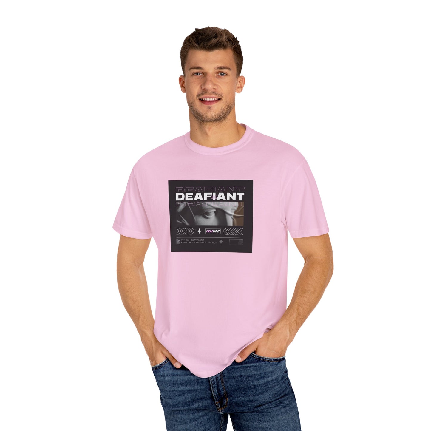 DEAFIANT If You Remain Silent Tee | Unisex Garment-Dyed Tee