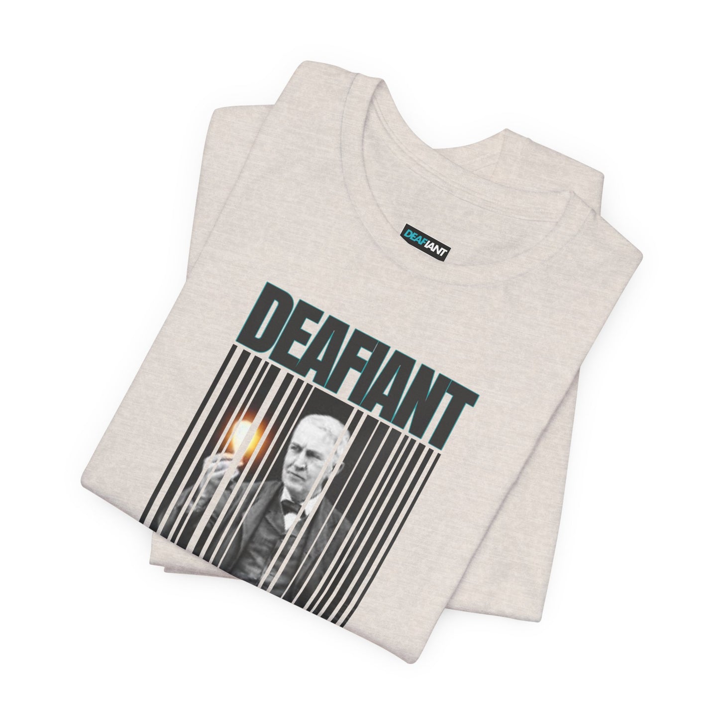 The Innovator Tee – Thomas Edison x DEAFIANT | Title 42 Edition| Unisex Jersey Tee