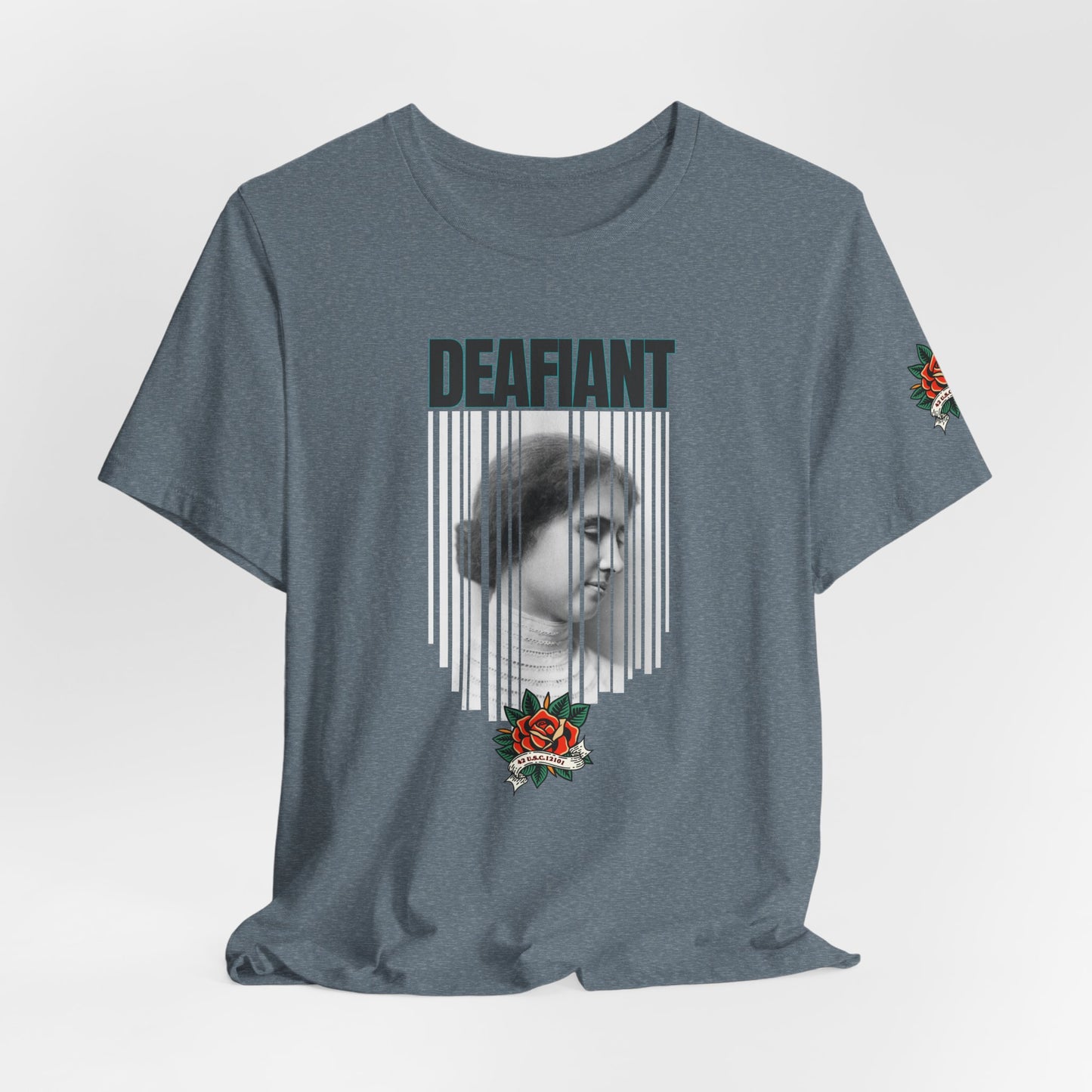 The Legacy Tee – Helen Keller x DEAFIANT | Title 42 Edition | Unisex Jersey Short Sleeve Shirt