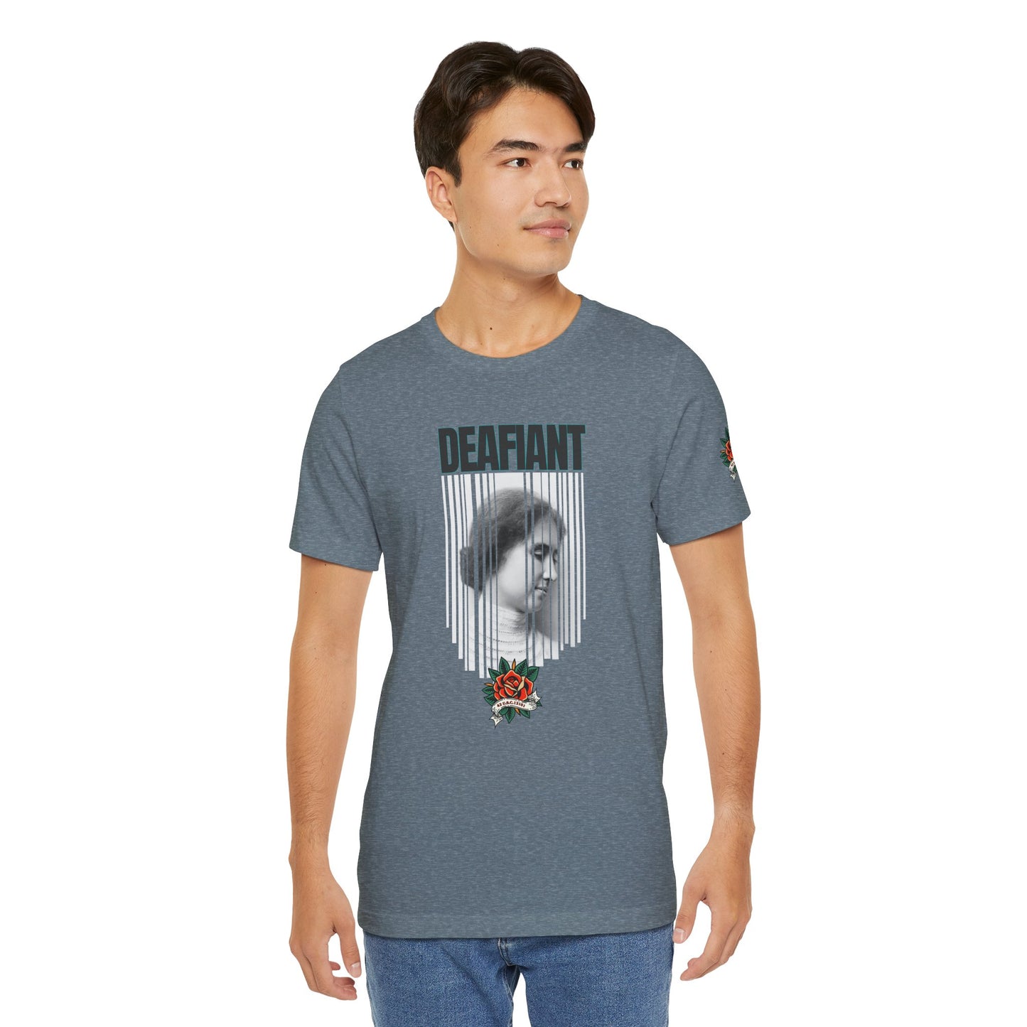 The Legacy Tee – Helen Keller x DEAFIANT | Title 42 Edition | Unisex Jersey Short Sleeve Shirt