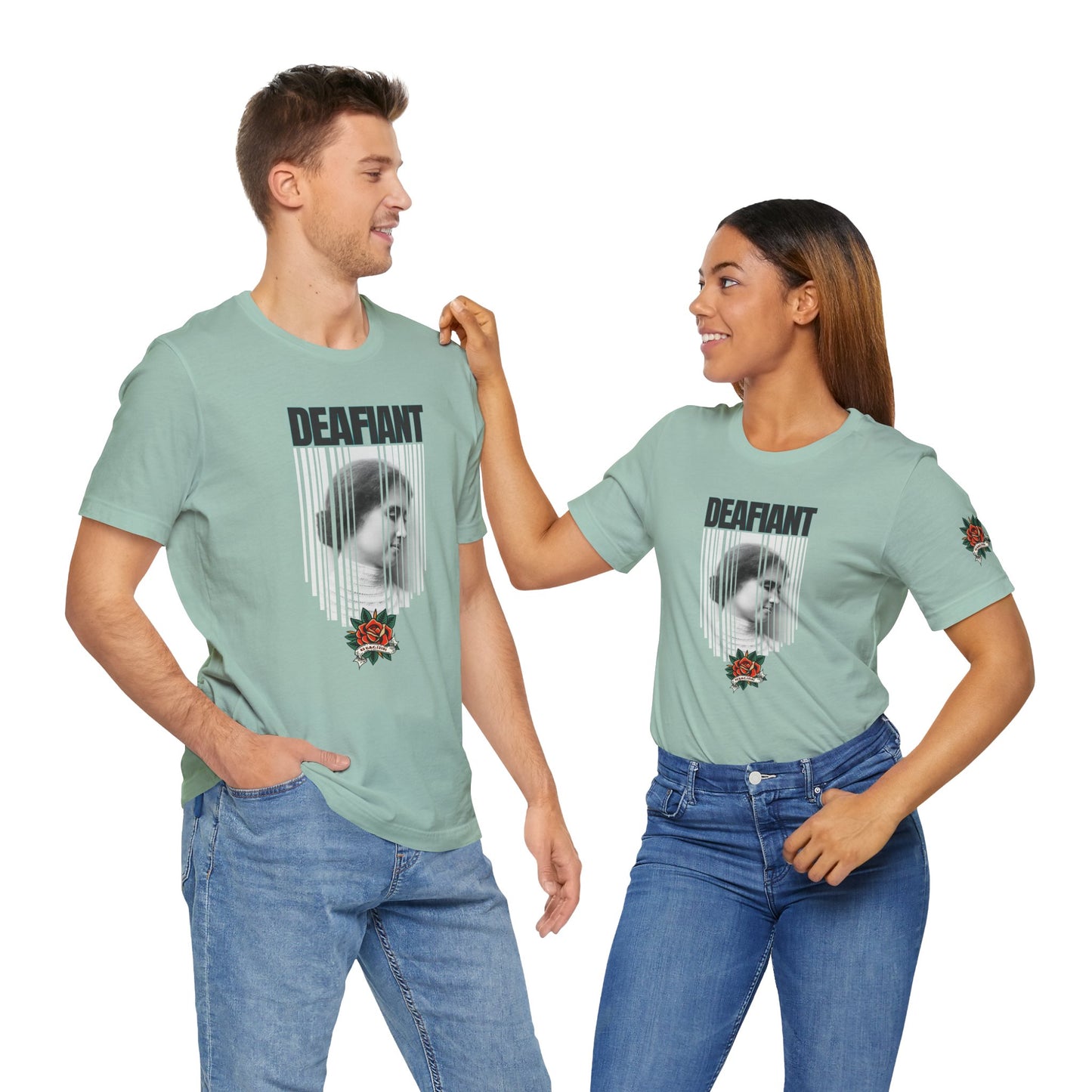 The Legacy Tee – Helen Keller x DEAFIANT | Title 42 Edition | Unisex Jersey Short Sleeve Shirt