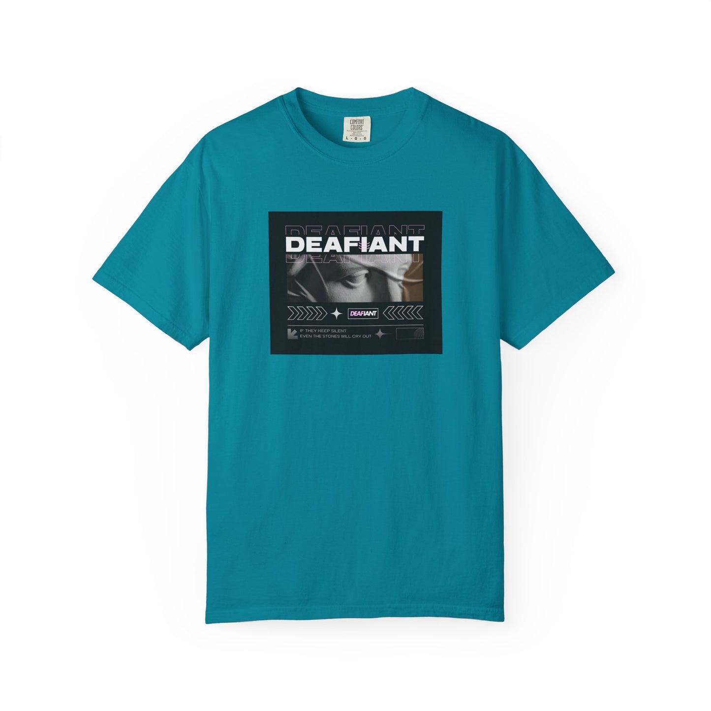 DEAFIANT If You Remain Silent Tee | Unisex Garment-Dyed Tee
