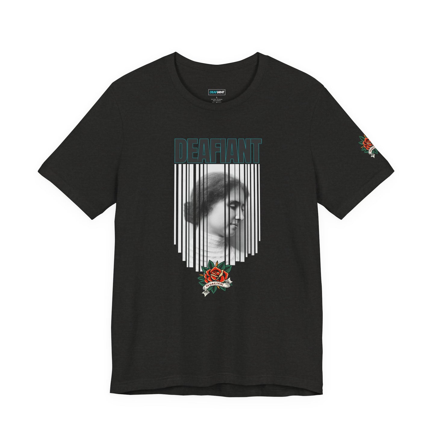 The Legacy Tee – Helen Keller x DEAFIANT | Title 42 Edition | Unisex Jersey Short Sleeve Shirt