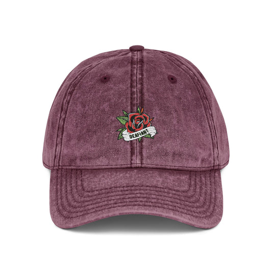 DEAFIANT Stitched Up | Vintage Cap (Embroidery)