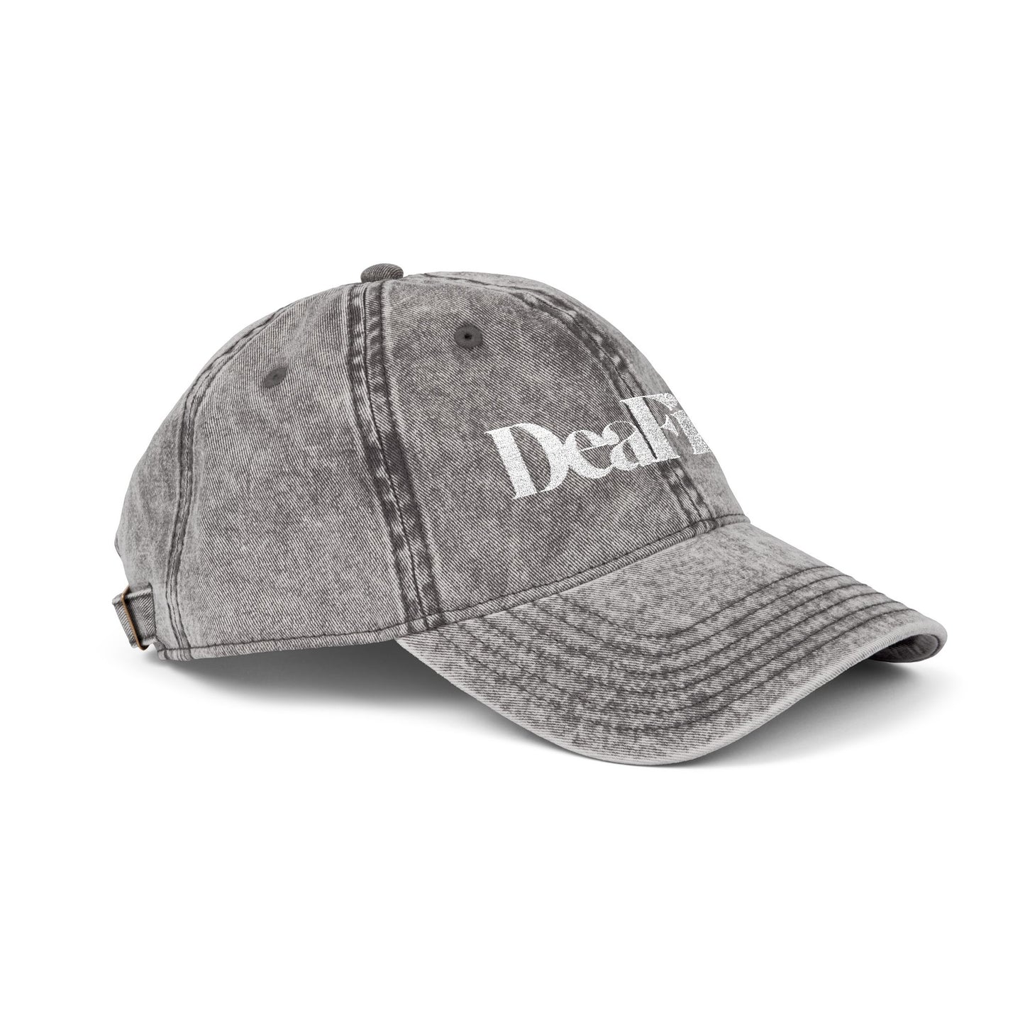DEAFIANT Silent Threads Vintage Cap (Embroidered)