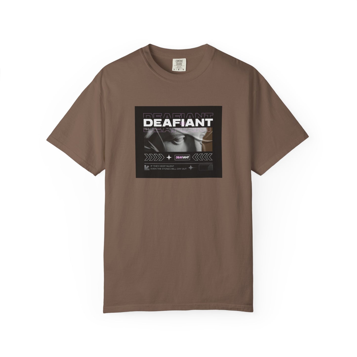 DEAFIANT If You Remain Silent Tee | Unisex Garment-Dyed Tee