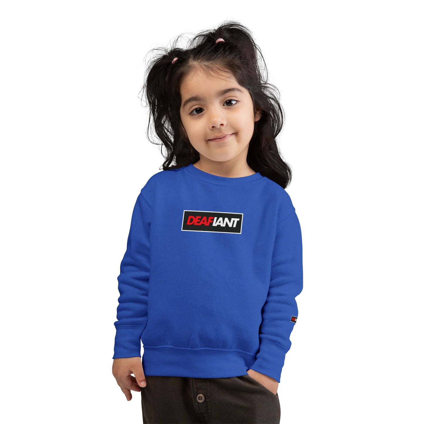 DEAFIANT Classic Logo Toddler Sweatshirt