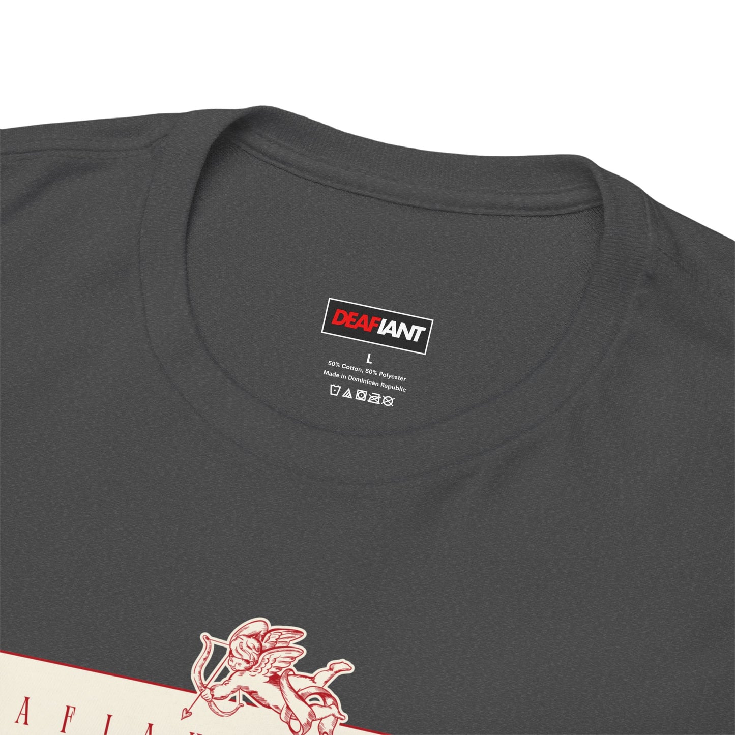 DEAFIANT Love Is Deaf Tee | Unisex Graphic Tee