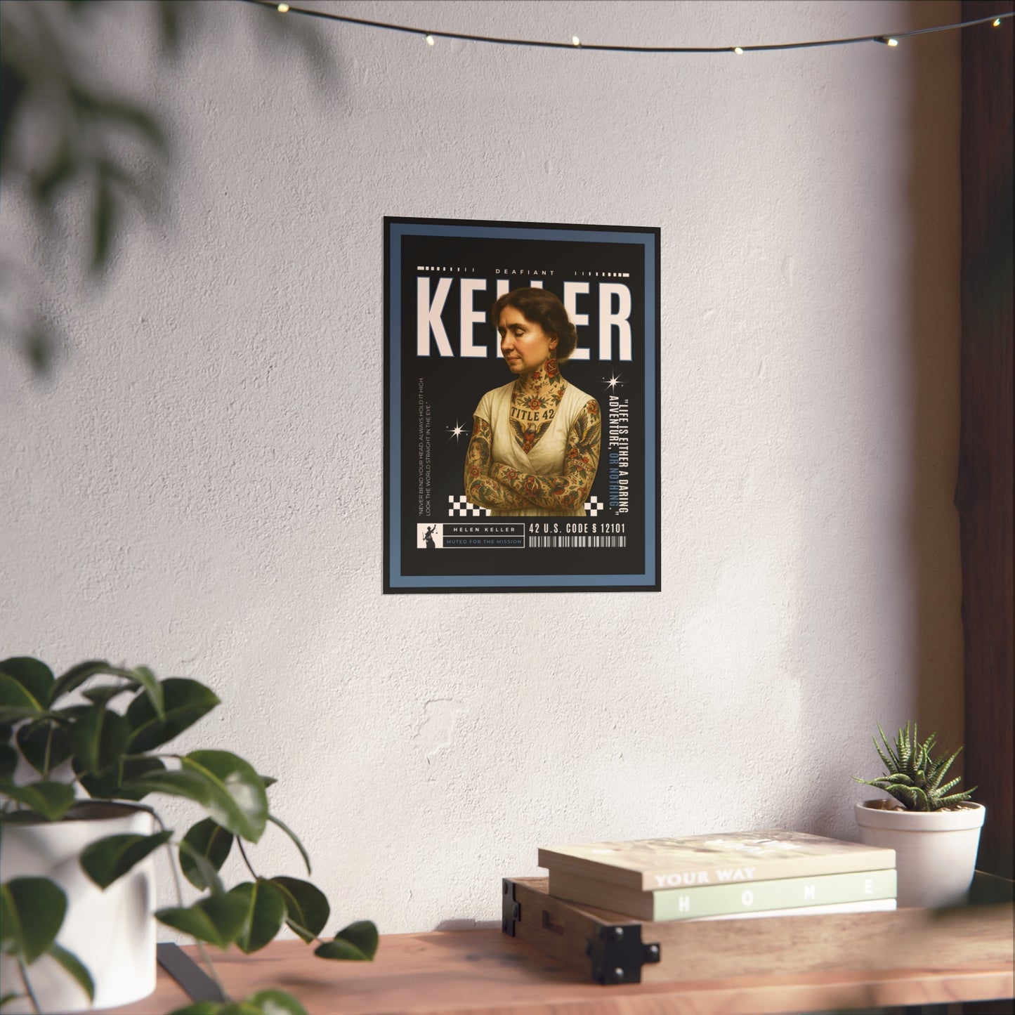 DEAFIANT The Legacy in Ink Collection HELEN | Fine Art Poster