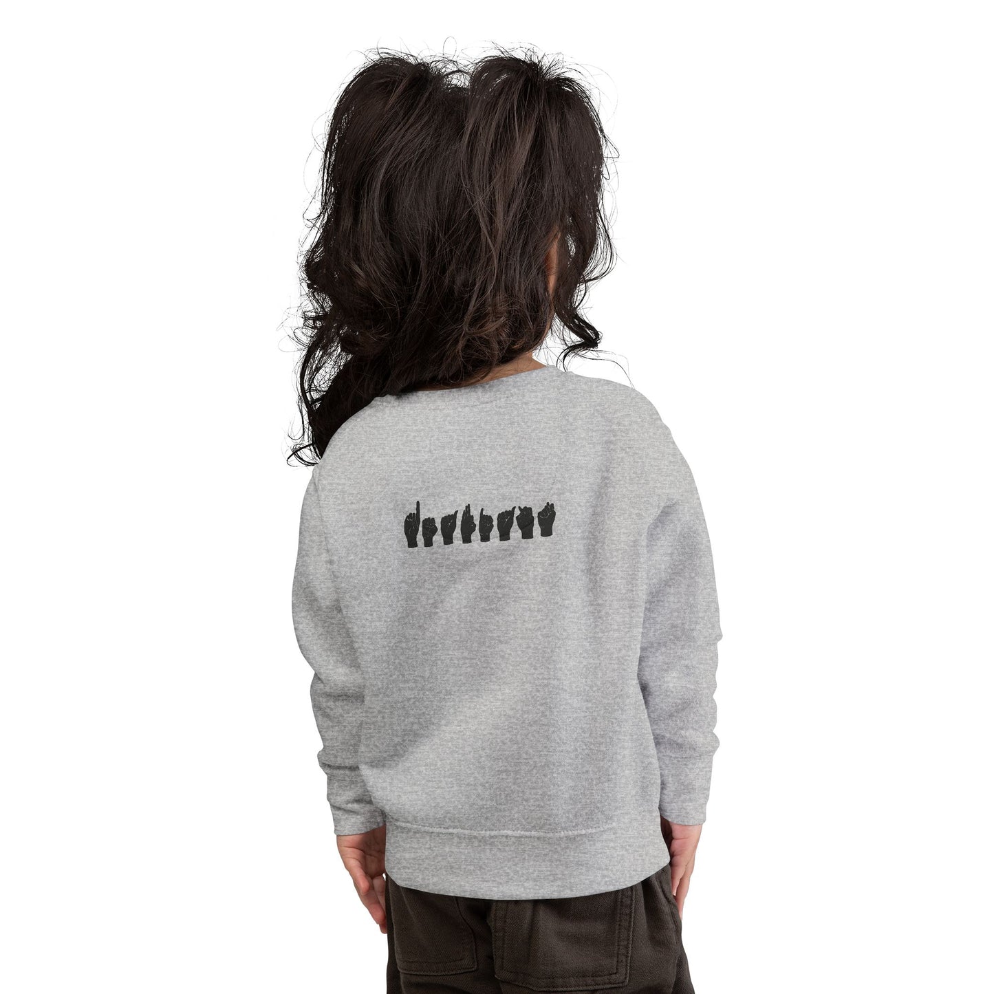 DEAFIANT Classic Logo Toddler Sweatshirt