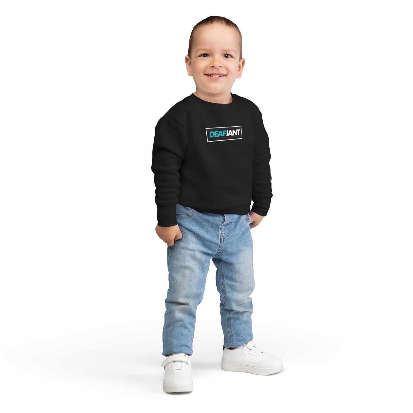 DEAFIANT Classic Logo Toddler Sweatshirt
