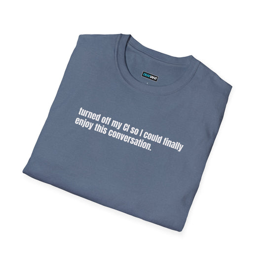 DEAFIANT CI Talk | Unisex T-Shirt