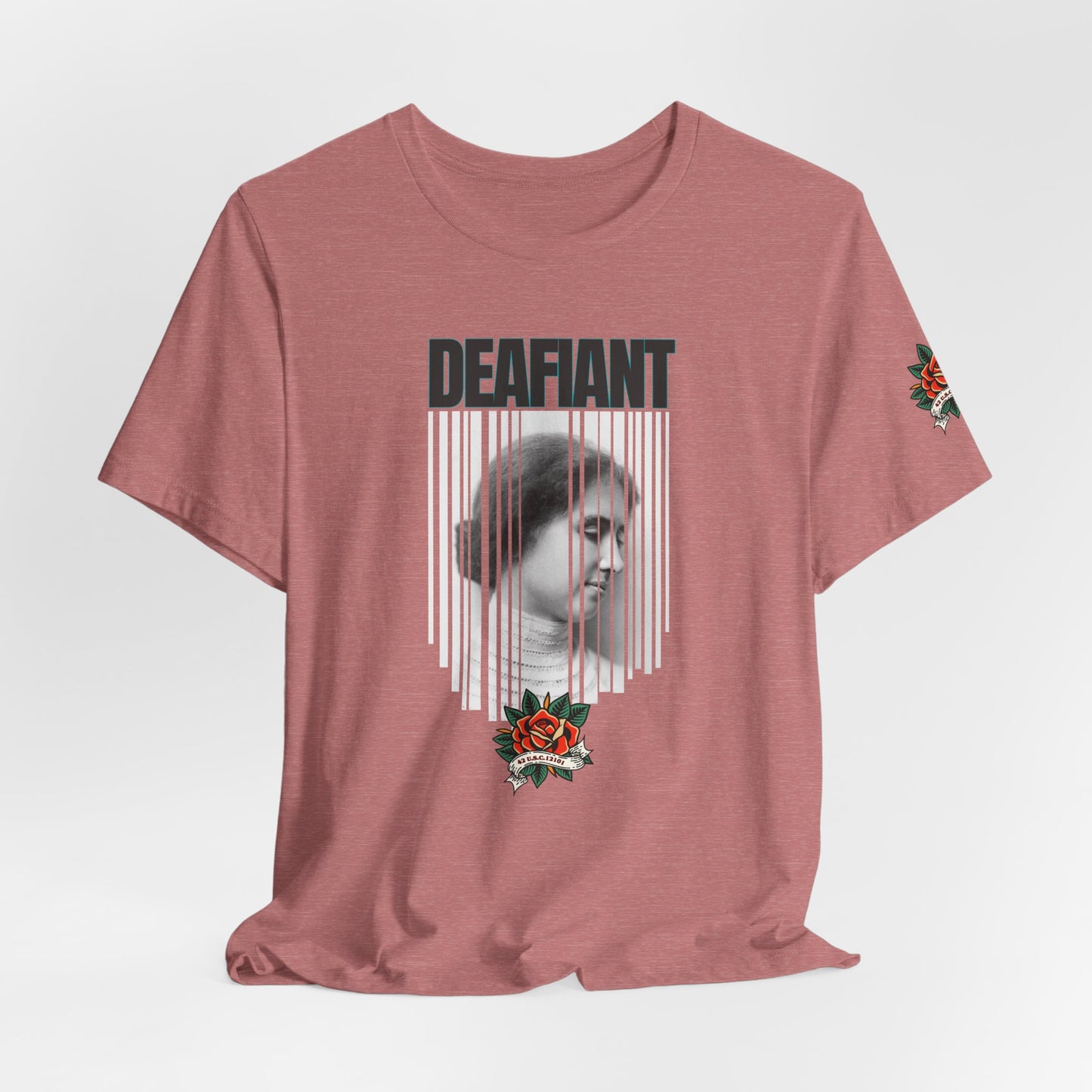 The Legacy Tee – Helen Keller x DEAFIANT | Title 42 Edition | Unisex Jersey Short Sleeve Shirt
