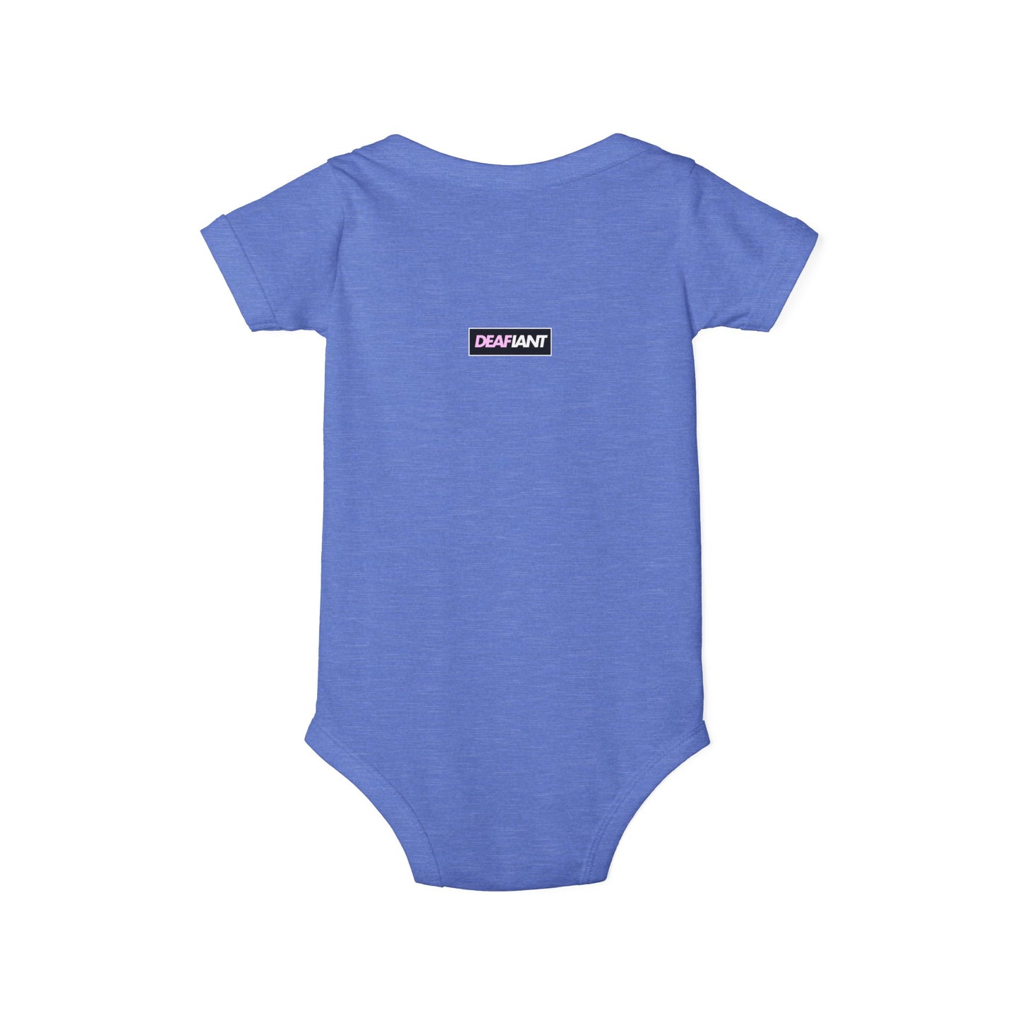 DEAFIANTLY CUTE Infant Jersey One Piece | Baby Bodysuit
