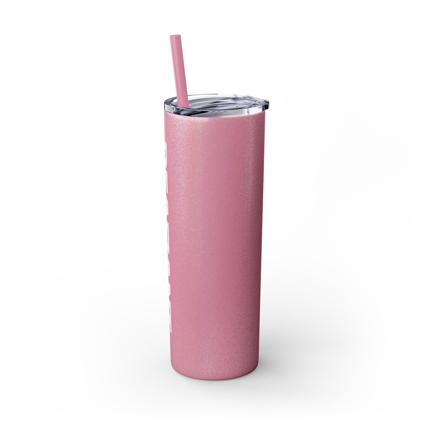 Mighty Mute by DEAFIANT | Skinny Tumbler with Straw, 20oz