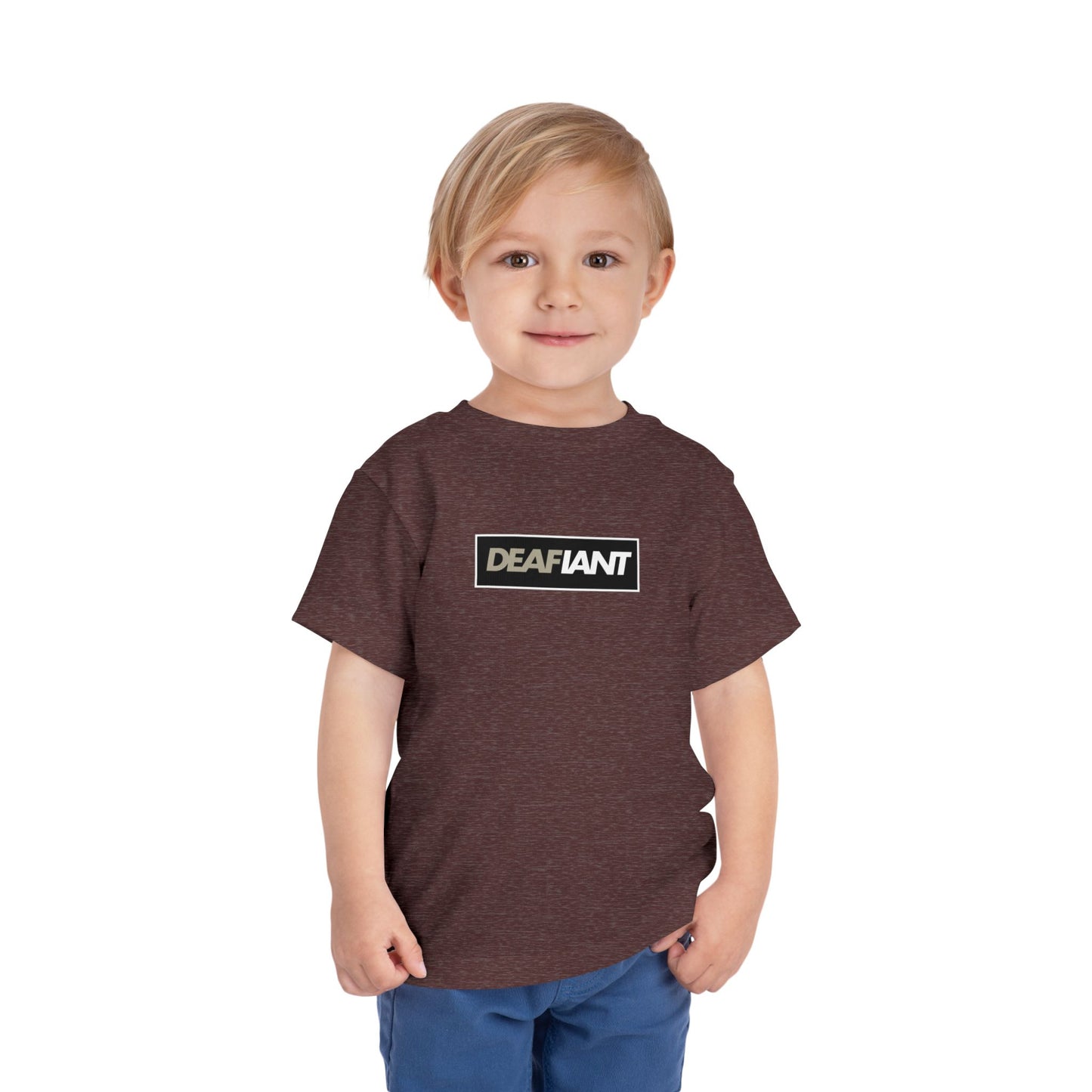 DEAFIANT Classic Logo Toddler Tee | Short Sleeve Tee