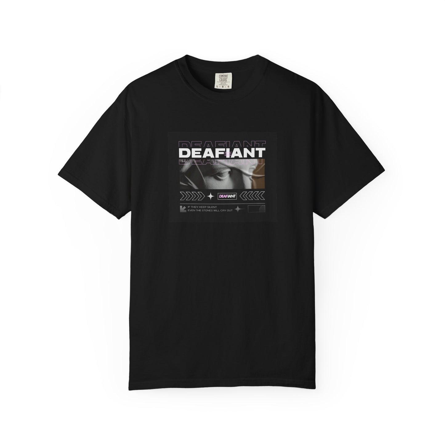 DEAFIANT If You Remain Silent Tee | Unisex Garment-Dyed Tee