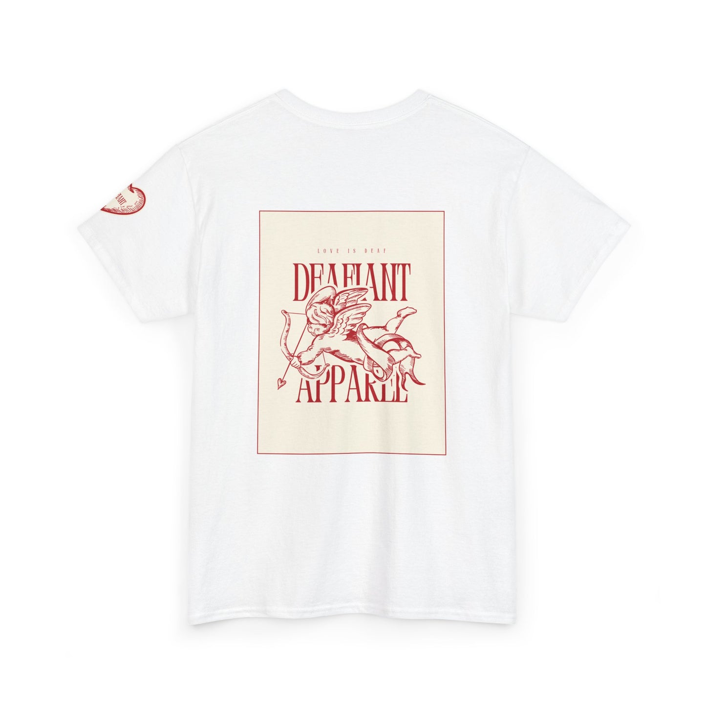 DEAFIANT Love Is Deaf Tee | Unisex Graphic Tee