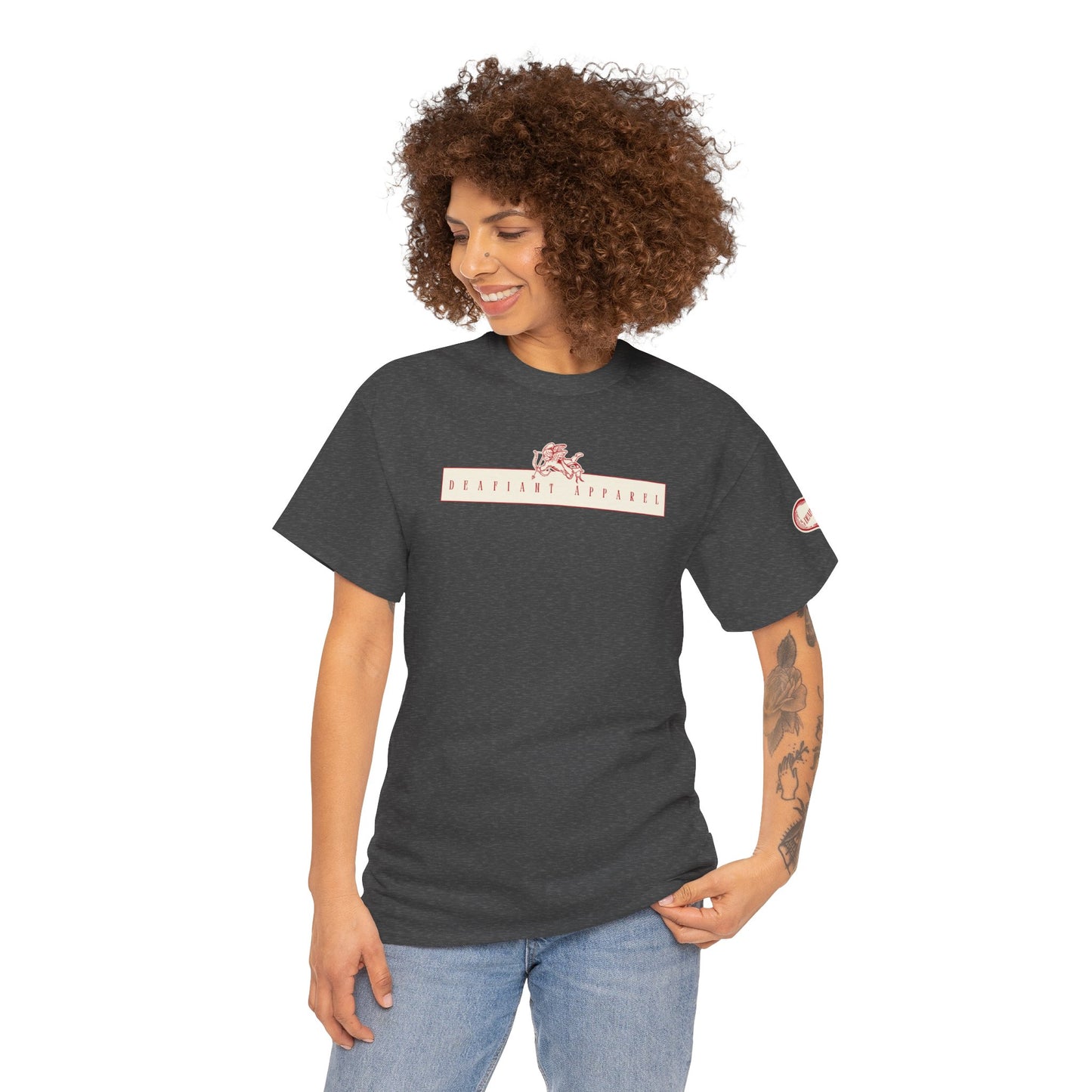 DEAFIANT Love Is Deaf Tee | Unisex Graphic Tee