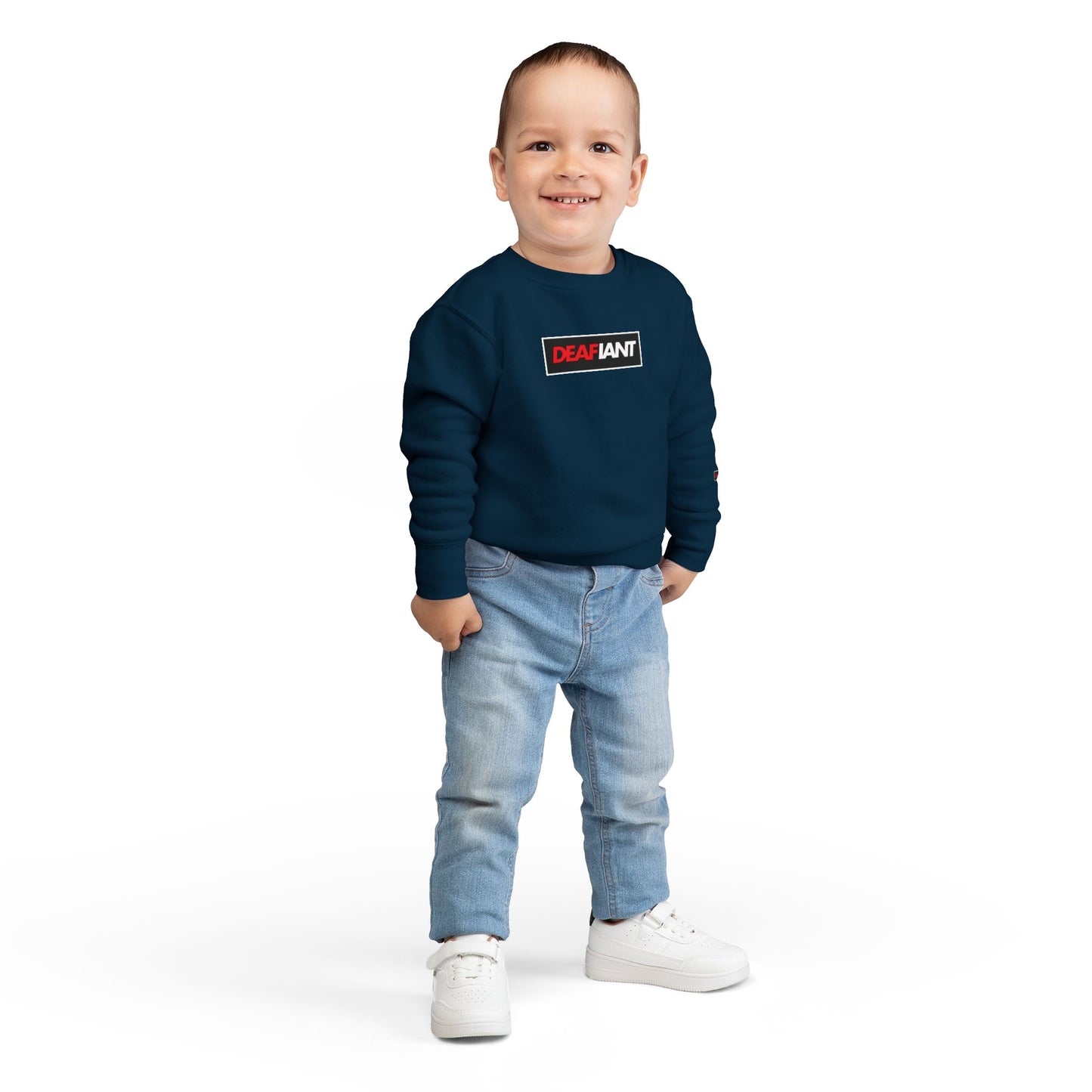 DEAFIANT Classic Logo Toddler Sweatshirt