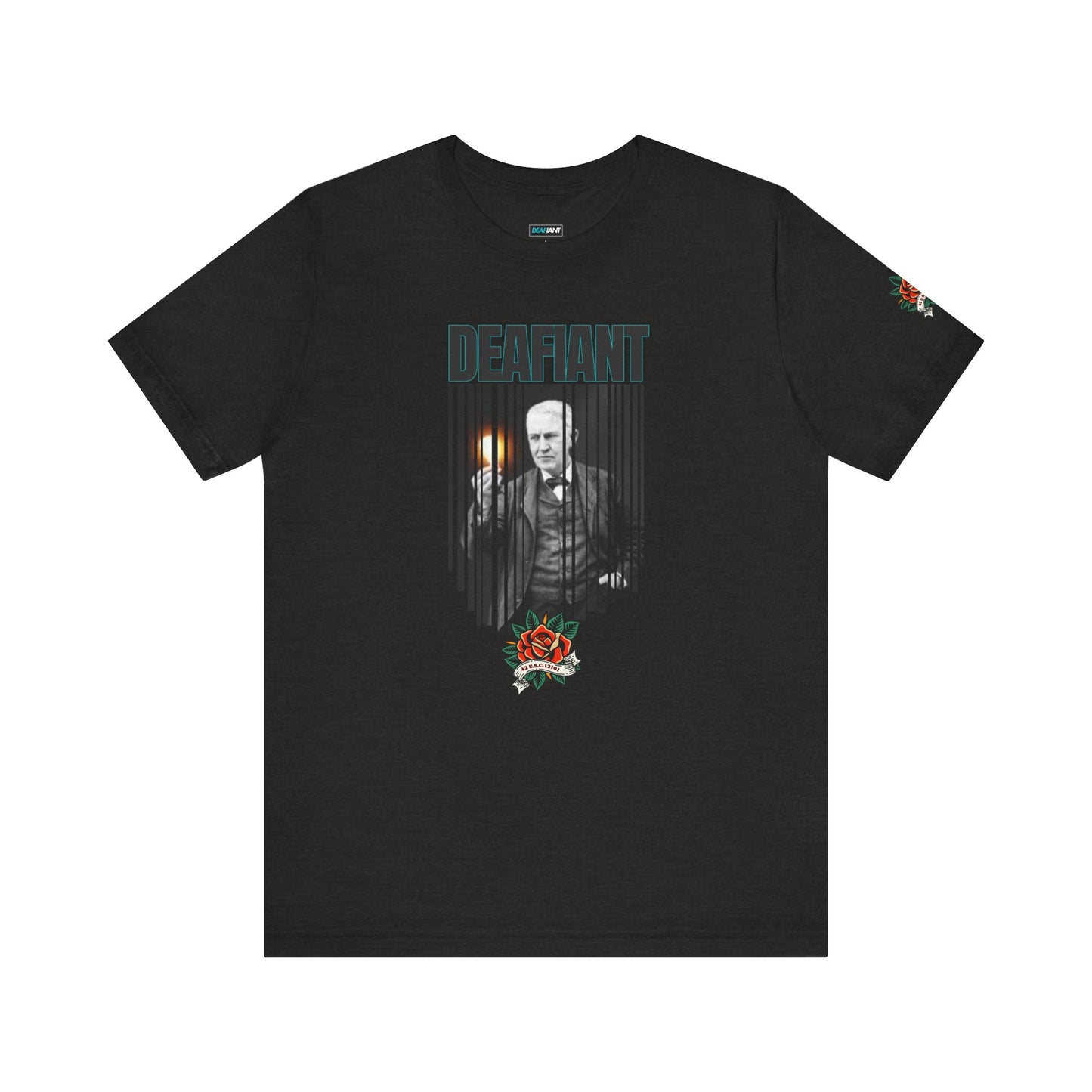 The Innovator Tee – Thomas Edison x DEAFIANT | Title 42 Edition| Unisex Jersey Tee