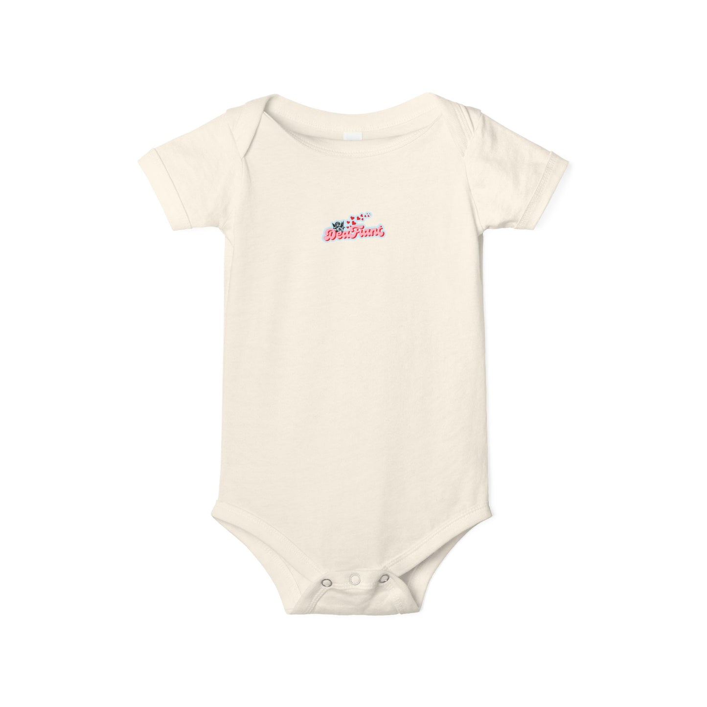 DEAFIANTLY CUTE Infant Jersey One Piece | Baby Bodysuit