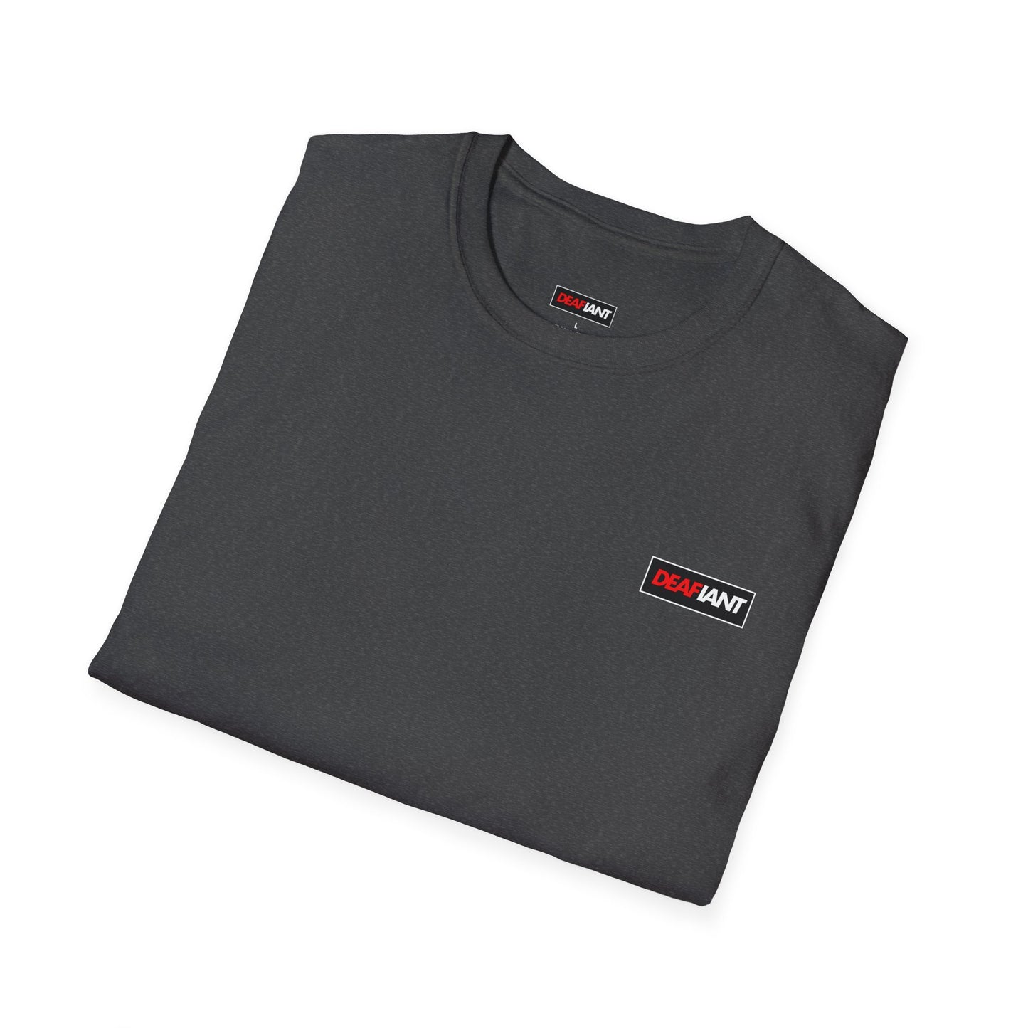 DEAFIANT Classic Logo Tee | Unisex Soft style cotton tee