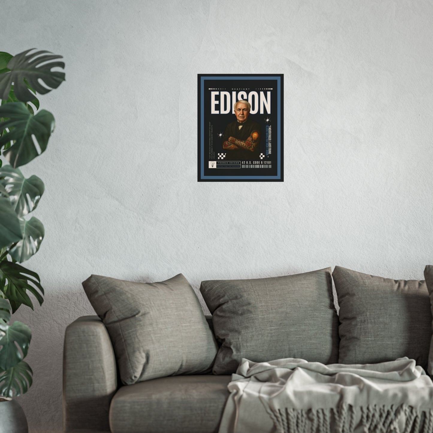 DEAFIANT The Legacy In Ink Collection EDISON| Fine Art Poster