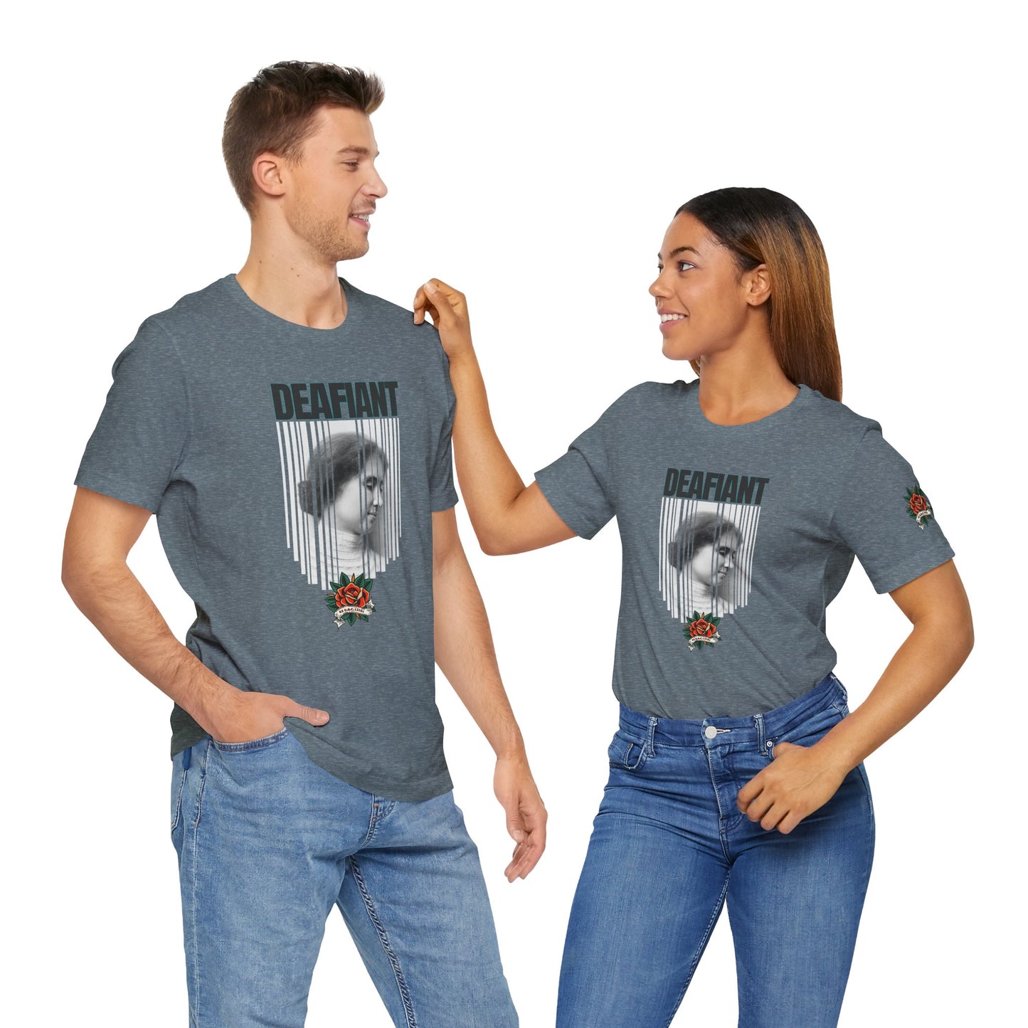 The Legacy Tee – Helen Keller x DEAFIANT | Title 42 Edition | Unisex Jersey Short Sleeve Shirt