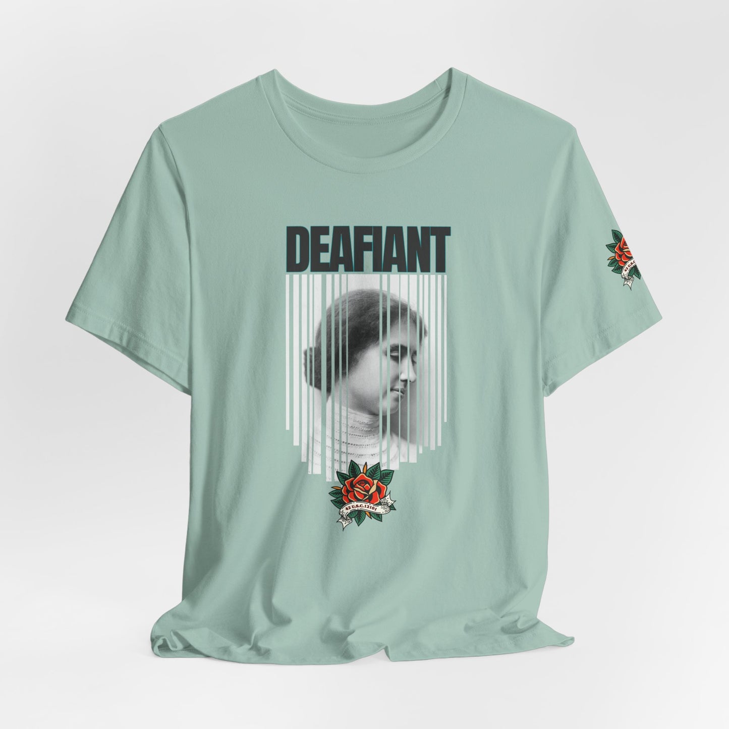 The Legacy Tee – Helen Keller x DEAFIANT | Title 42 Edition | Unisex Jersey Short Sleeve Shirt
