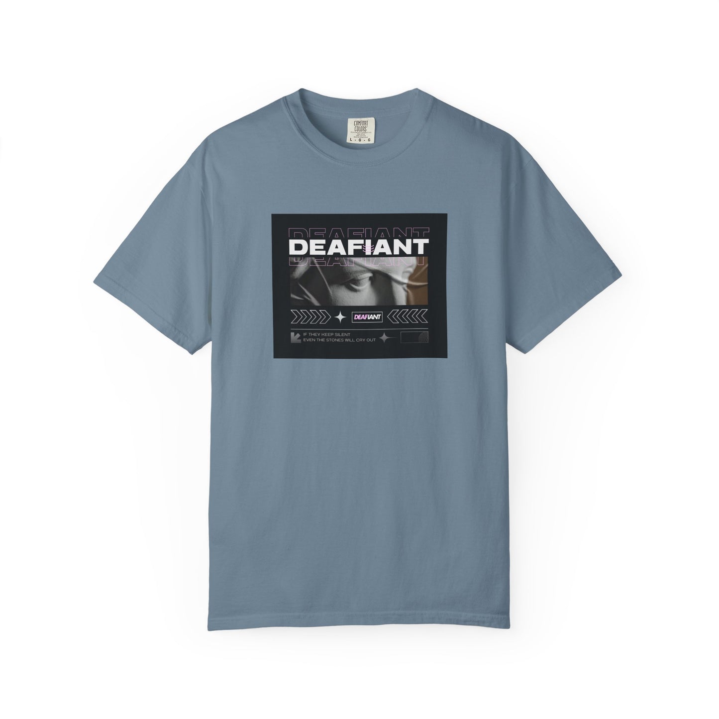 DEAFIANT If You Remain Silent Tee | Unisex Garment-Dyed Tee