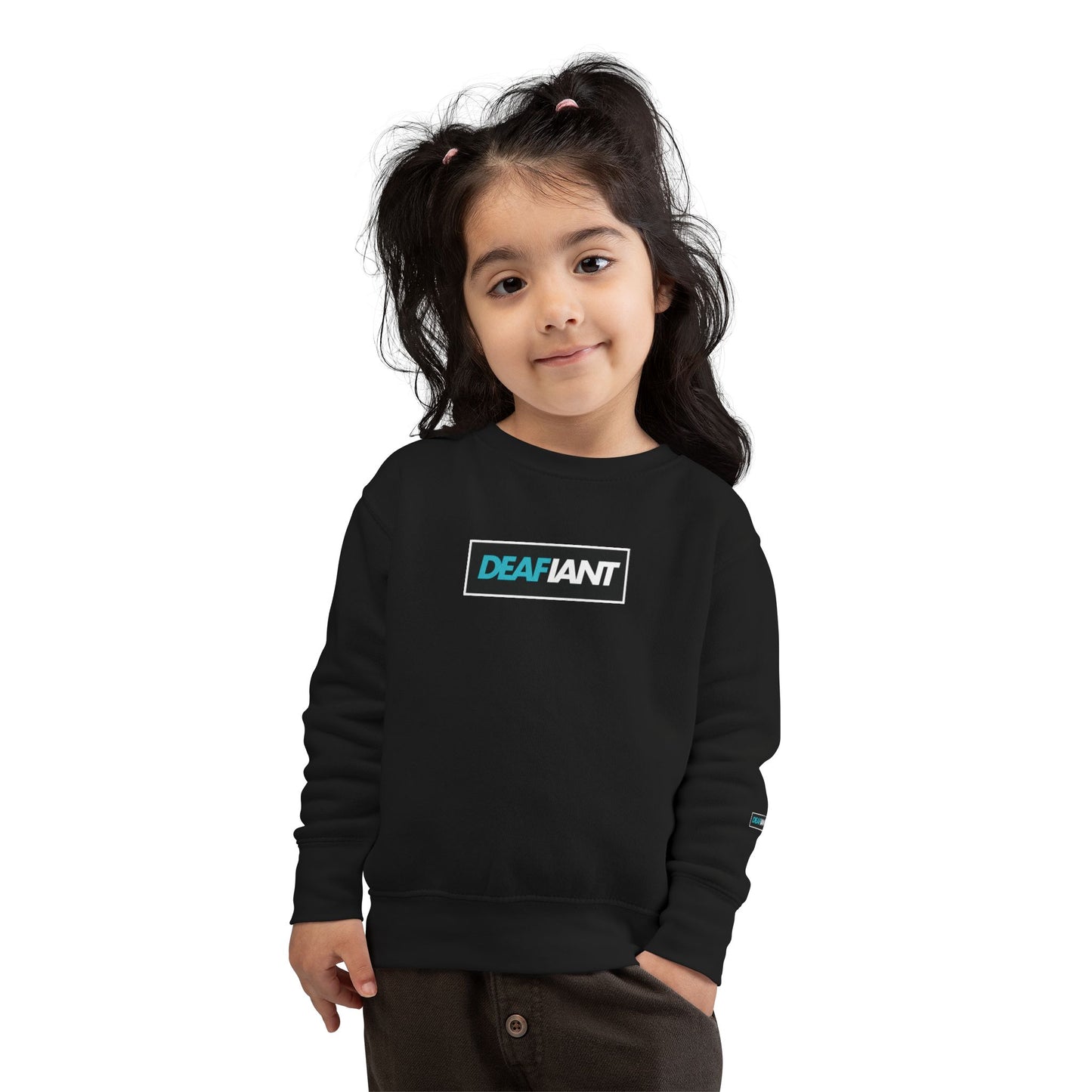 DEAFIANT Classic Logo Toddler Sweatshirt