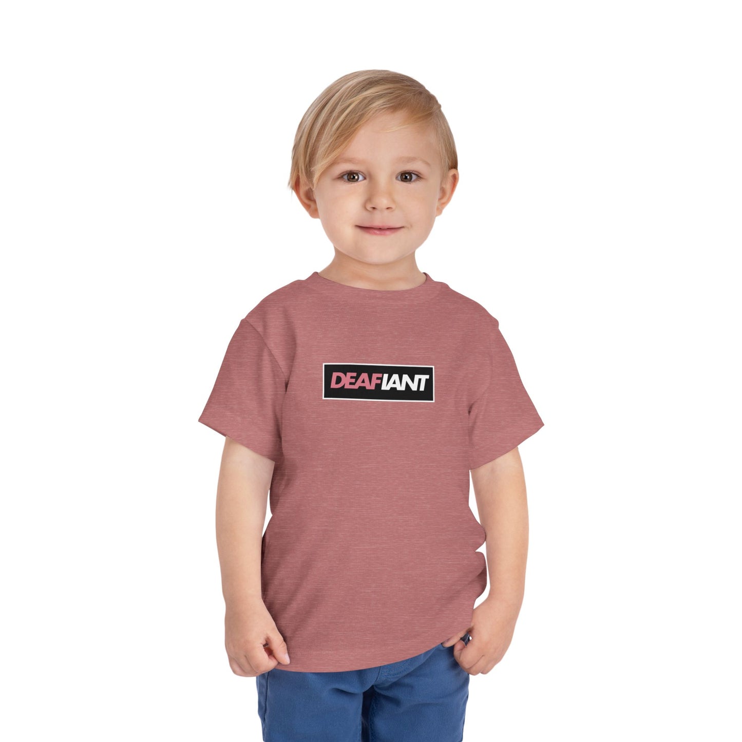 DEAFIANT Classic Logo Toddler Tee | Short Sleeve Tee