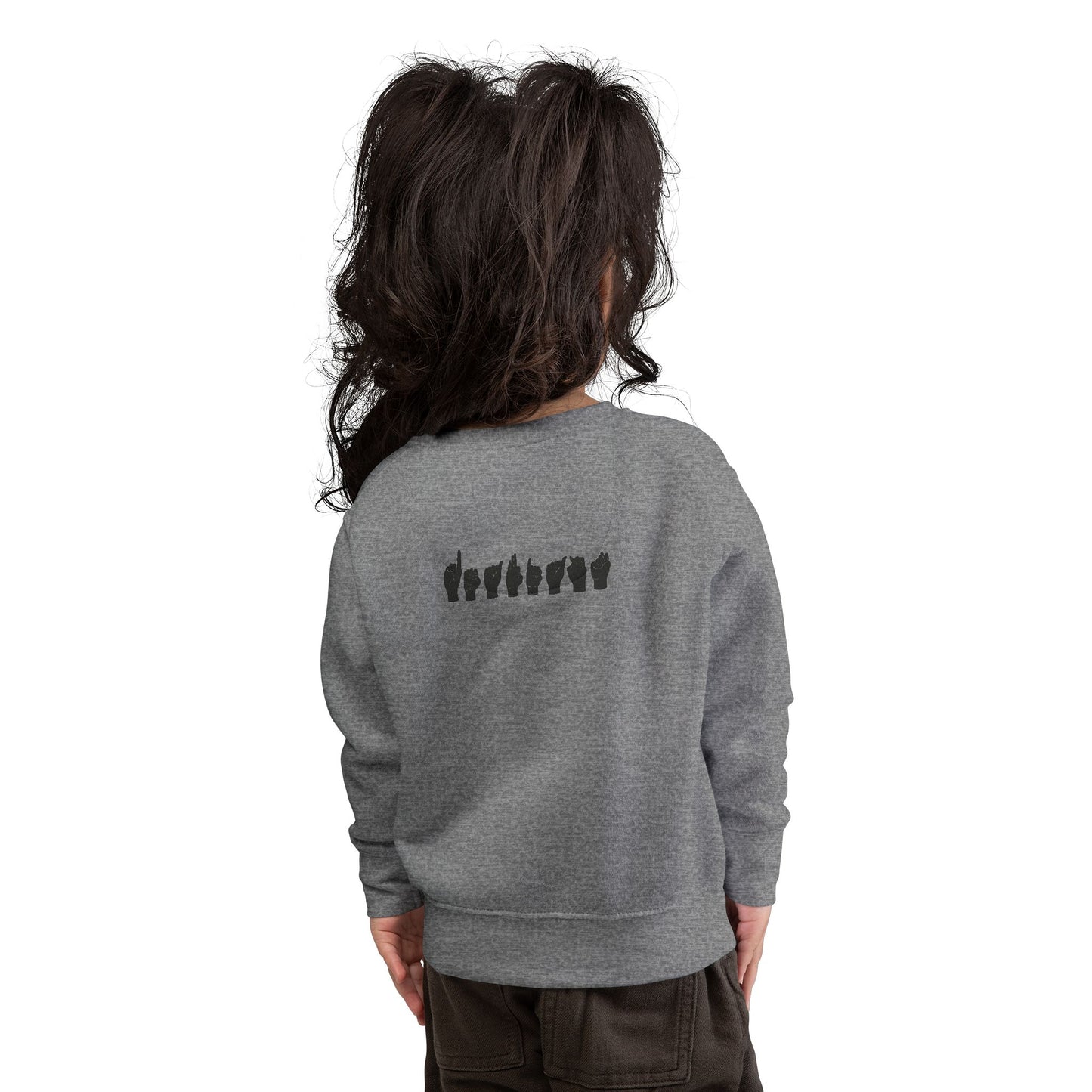 DEAFIANT Classic Logo Toddler Sweatshirt