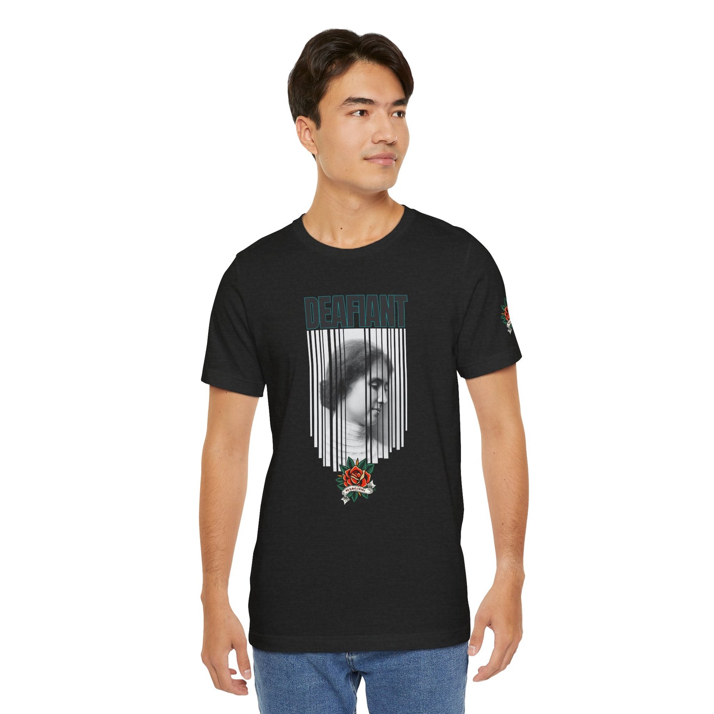 The Legacy Tee – Helen Keller x DEAFIANT | Title 42 Edition | Unisex Jersey Short Sleeve Shirt