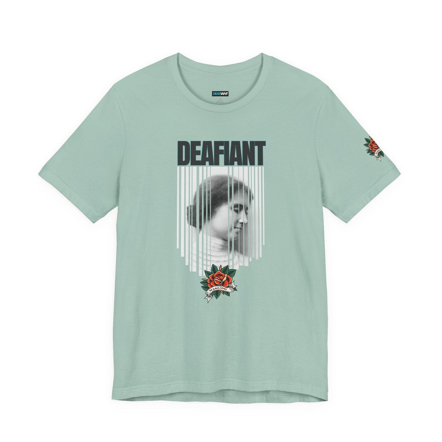 The Legacy Tee – Helen Keller x DEAFIANT | Title 42 Edition | Unisex Jersey Short Sleeve Shirt