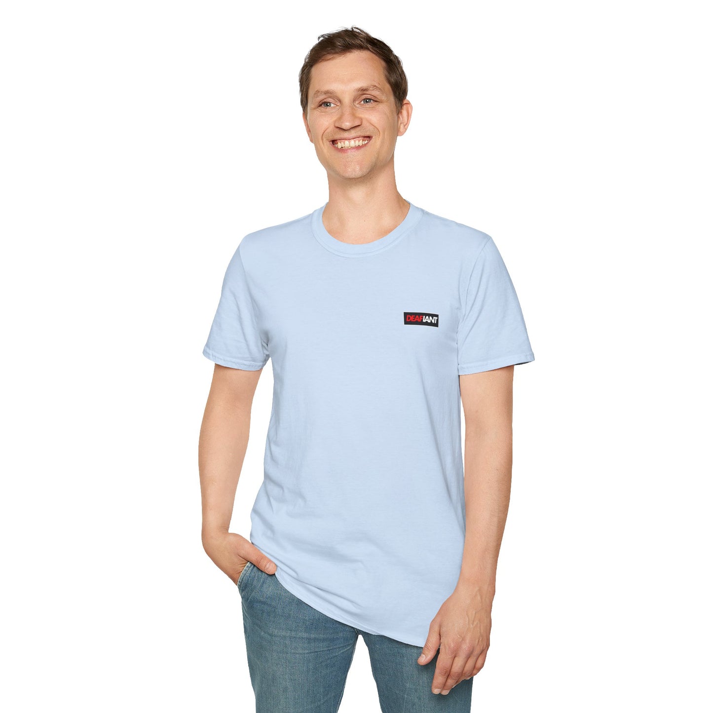 DEAFIANT Classic Logo Tee | Unisex Soft style cotton tee
