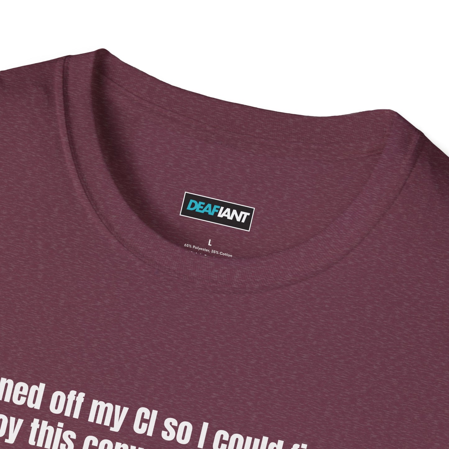 DEAFIANT CI Talk | Unisex T-Shirt