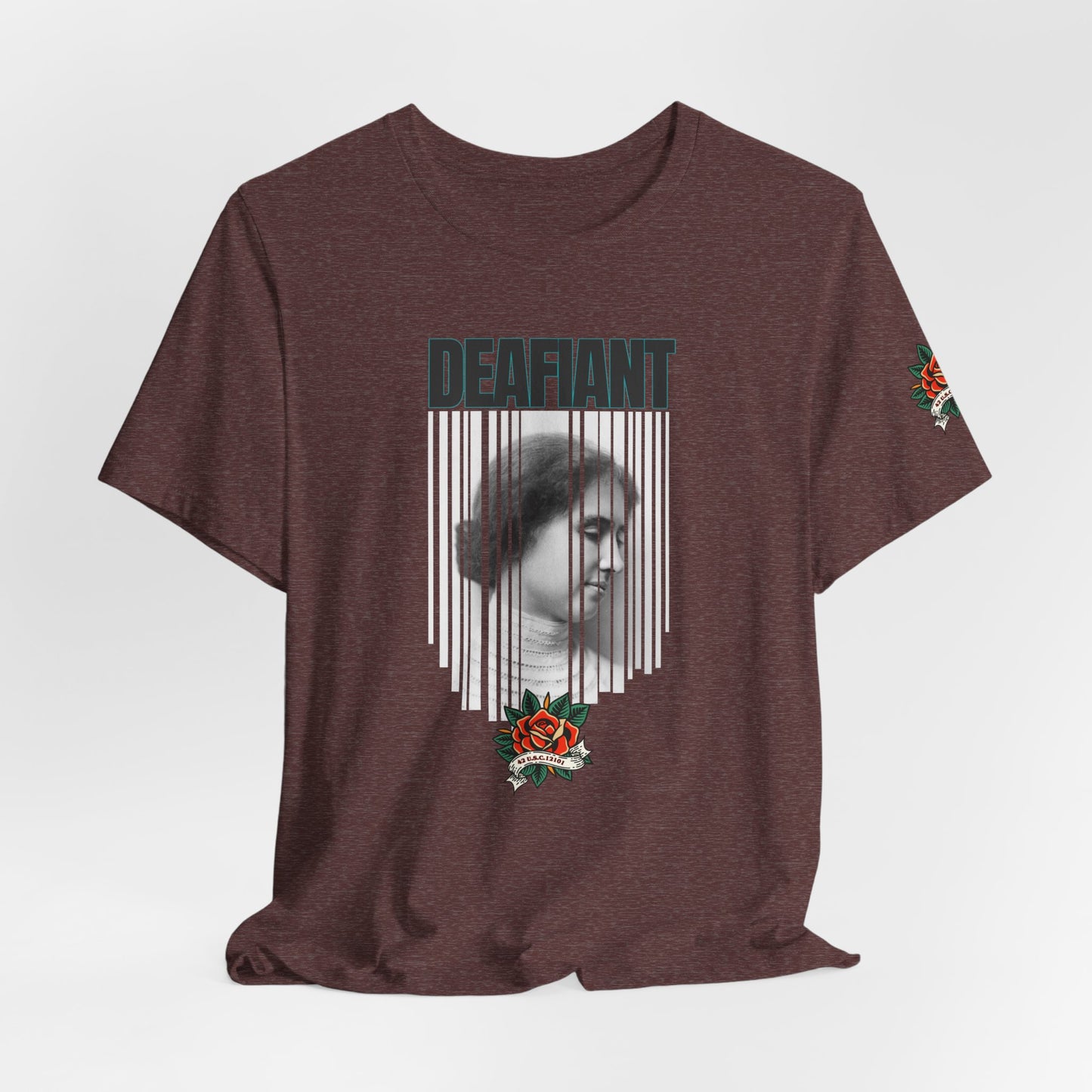 The Legacy Tee – Helen Keller x DEAFIANT | Title 42 Edition | Unisex Jersey Short Sleeve Shirt