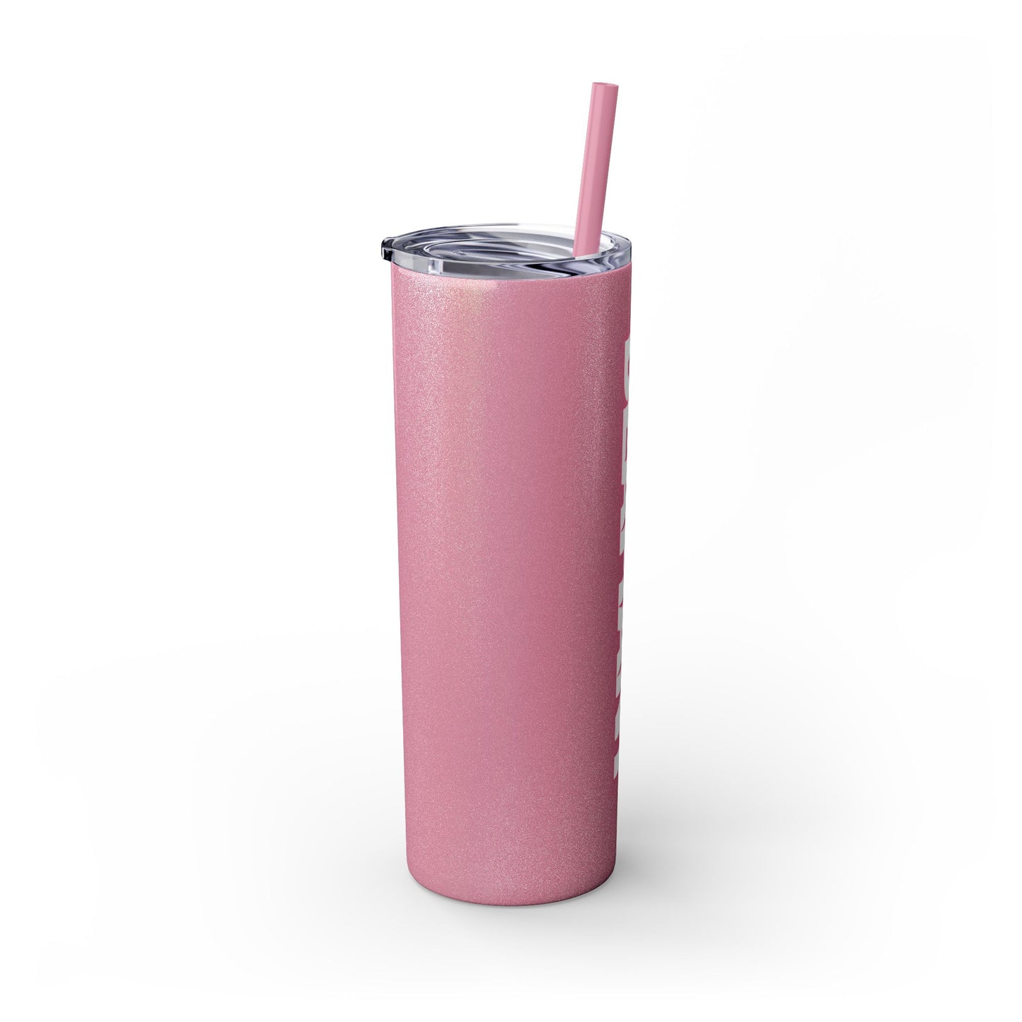 Mighty Mute by DEAFIANT | Skinny Tumbler with Straw, 20oz