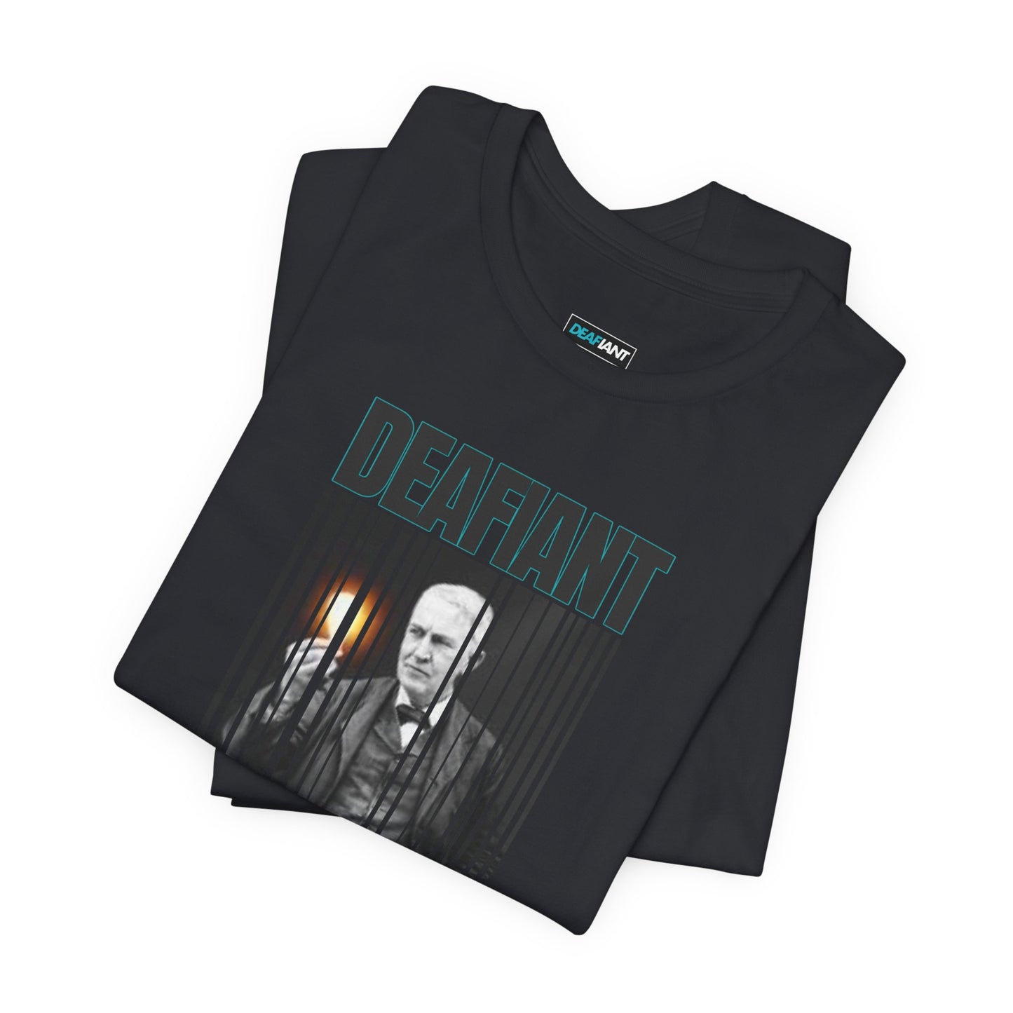 The Innovator Tee – Thomas Edison x DEAFIANT | Title 42 Edition| Unisex Jersey Tee
