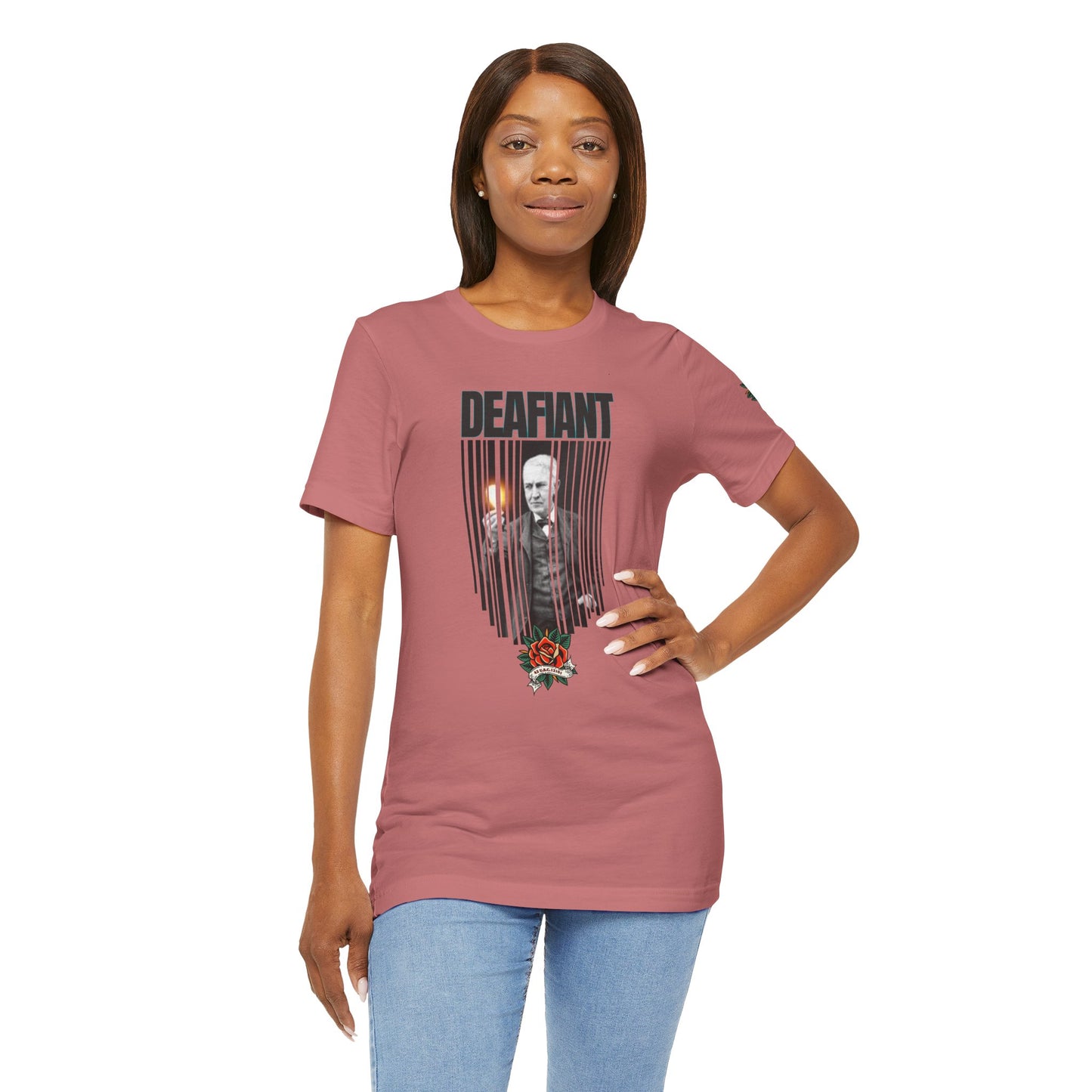 The Innovator Tee – Thomas Edison x DEAFIANT | Title 42 Edition| Unisex Jersey Tee
