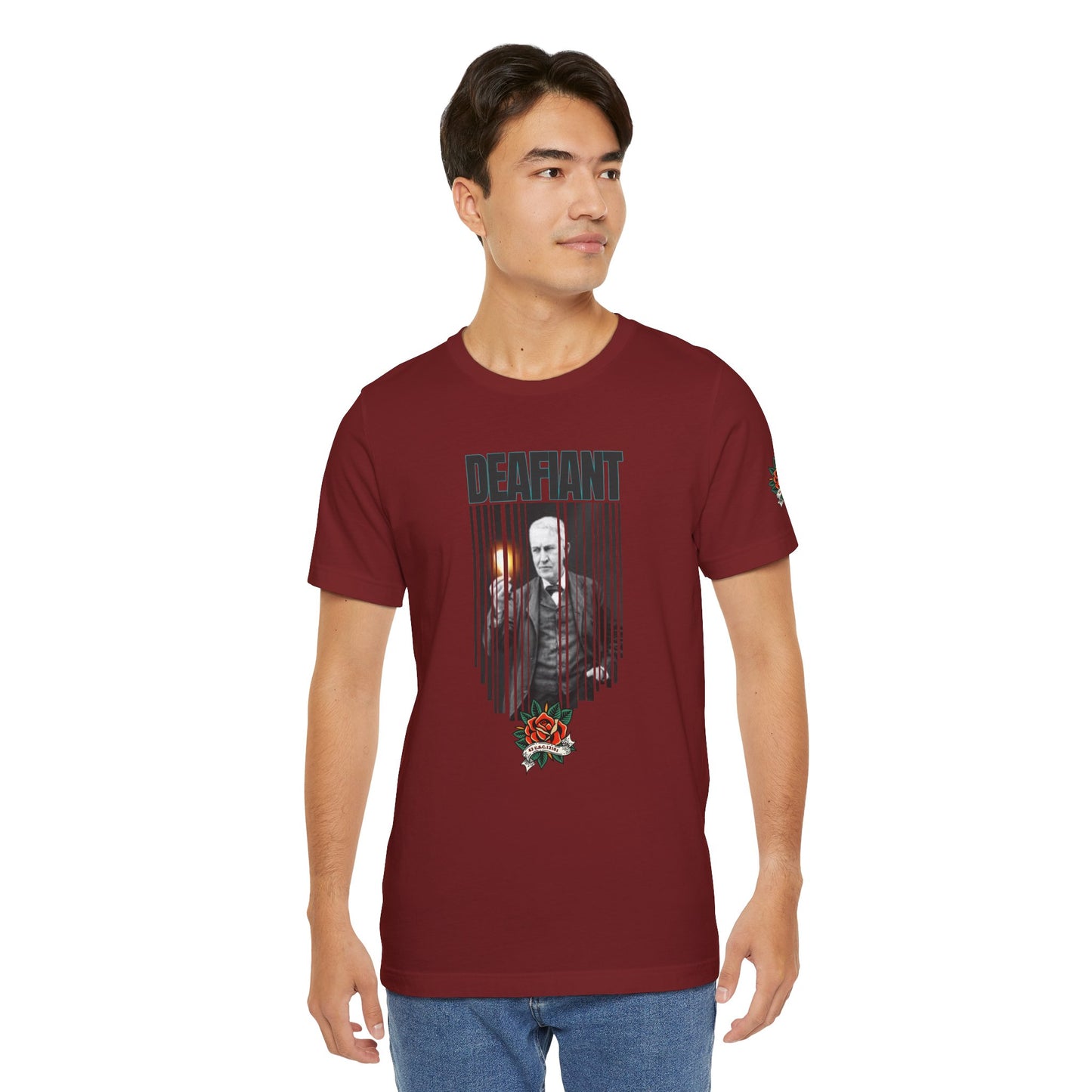 The Innovator Tee – Thomas Edison x DEAFIANT | Title 42 Edition| Unisex Jersey Tee