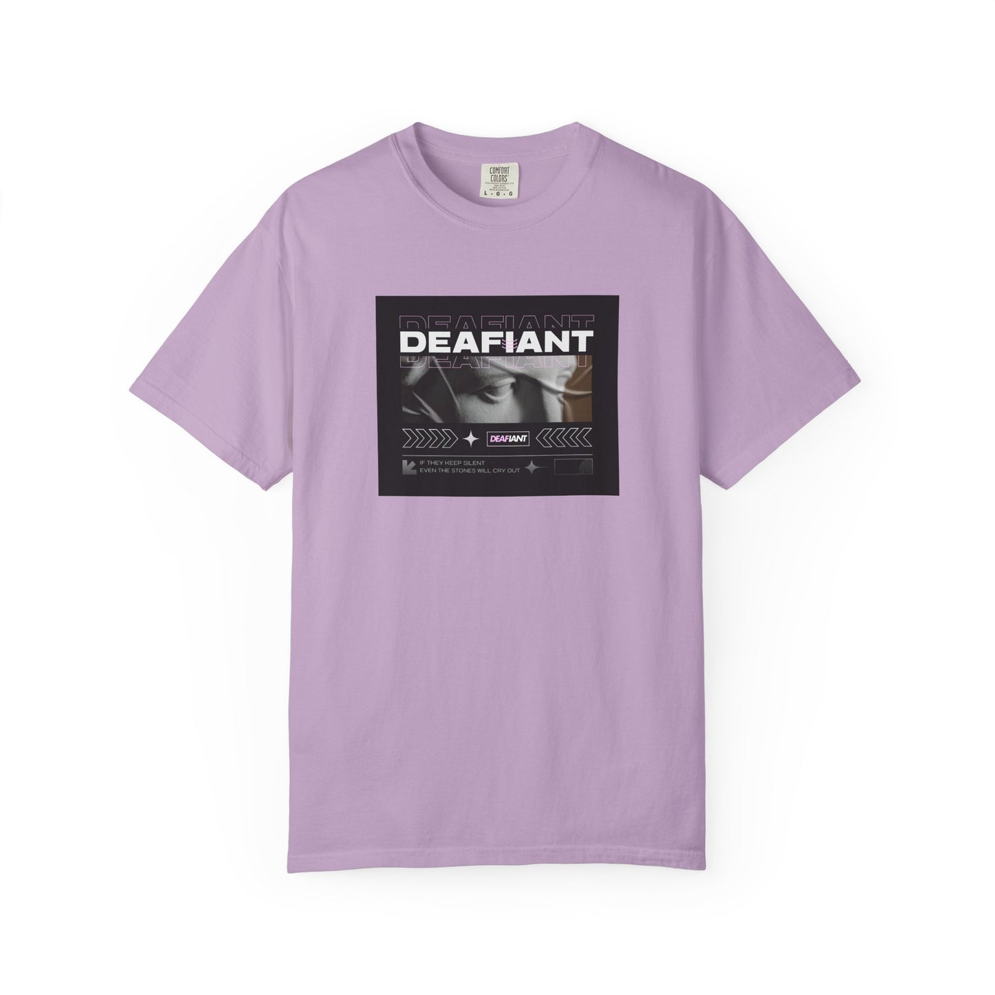 DEAFIANT If You Remain Silent Tee | Unisex Garment-Dyed Tee
