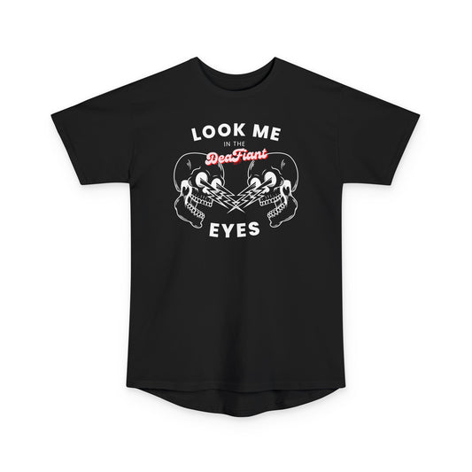 DEAFIANT Look Me In The Eyes | Urban Long Body Tee
