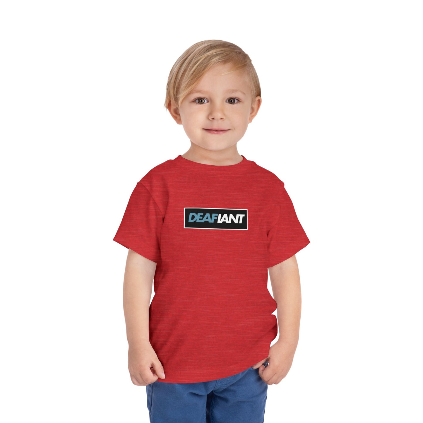 DEAFIANT Classic Logo Toddler Tee | Short Sleeve Tee