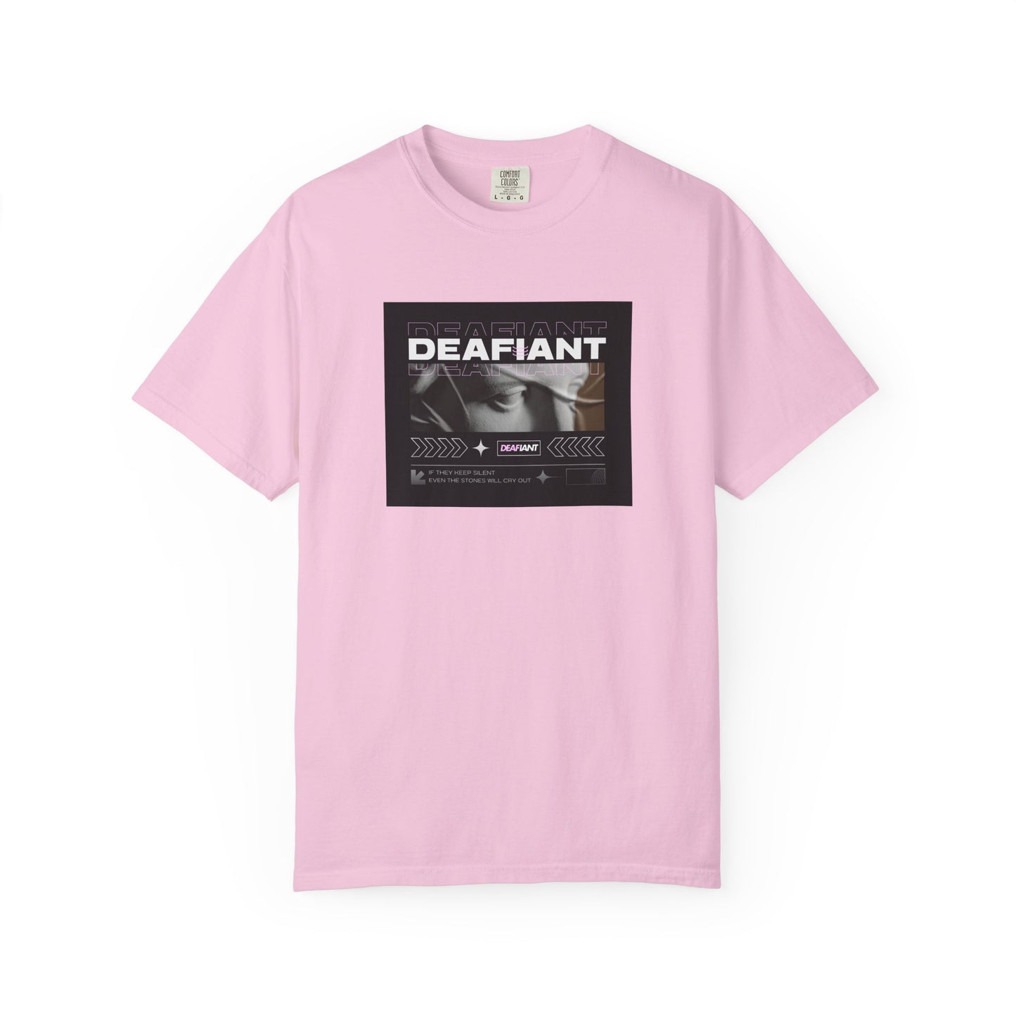 DEAFIANT If You Remain Silent Tee | Unisex Garment-Dyed Tee